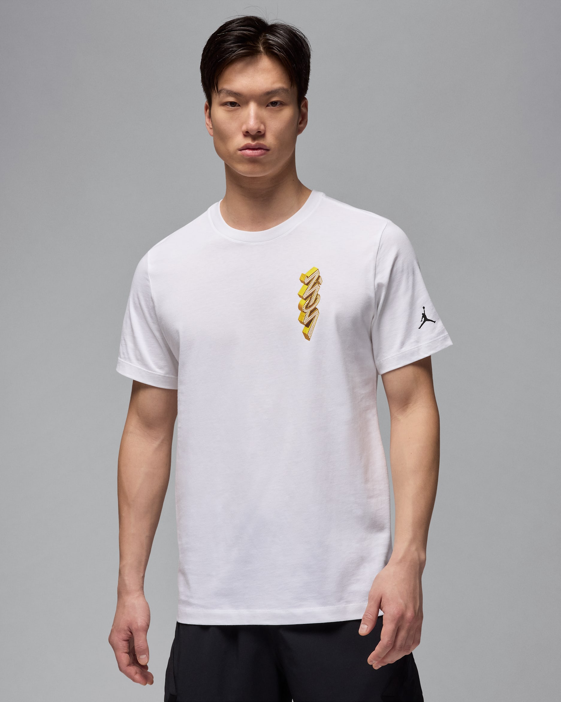 Playera para hombre Zion - Blanco/Negro