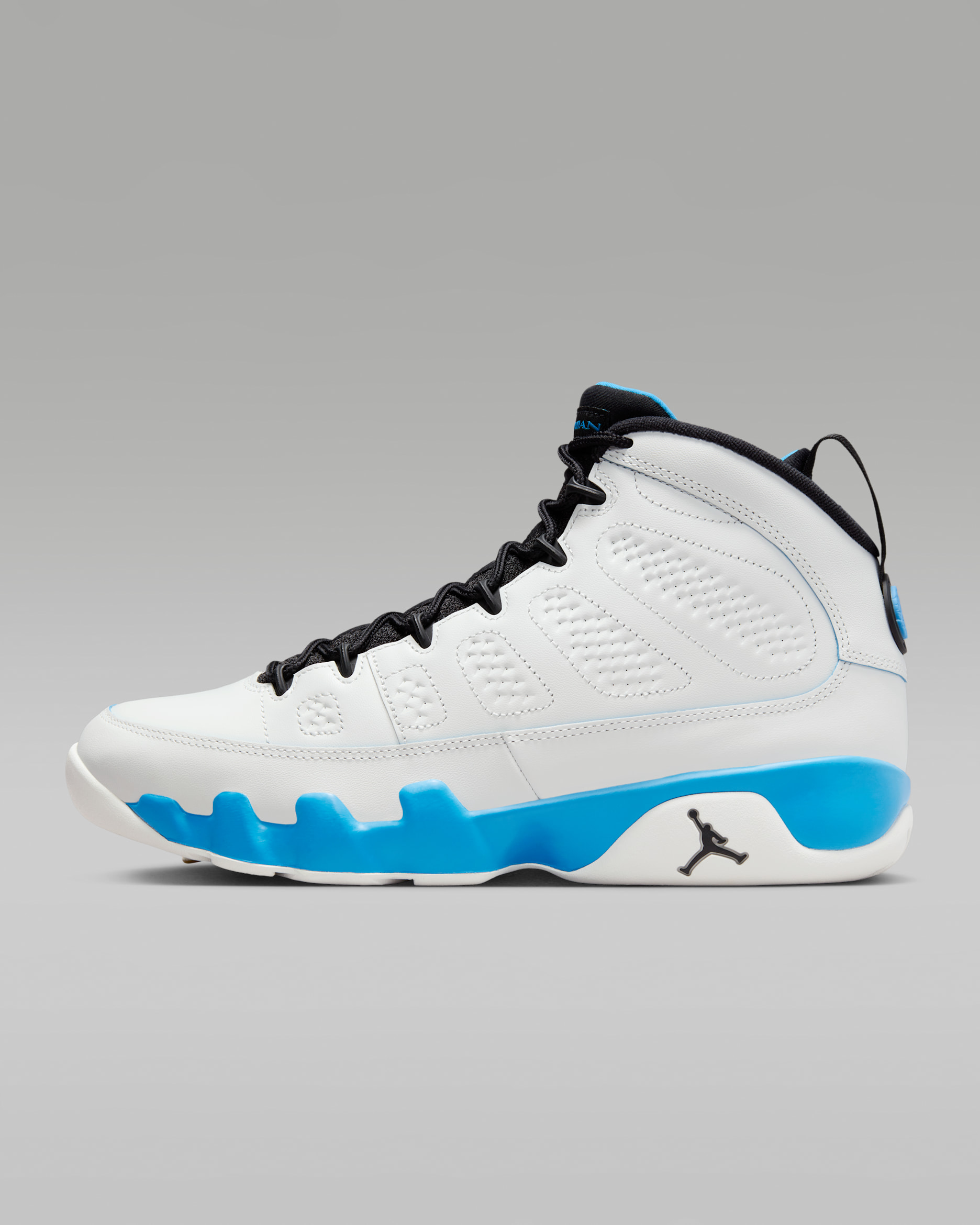 Air Jordan 9 Retro 'Powder Blue' Men's Shoes - Summit White/Dark Powder Blue/Black