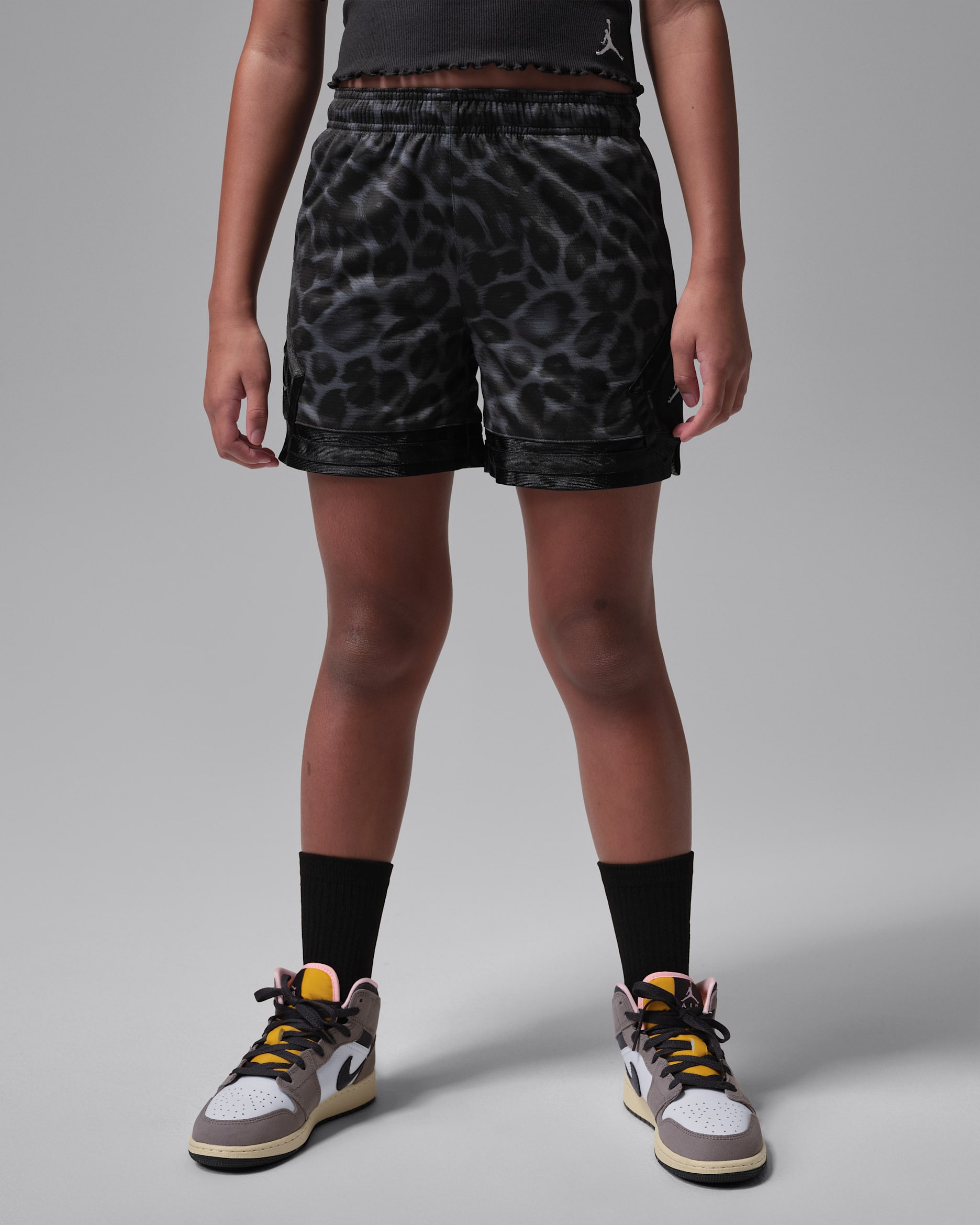 Jordan Dri-FIT Diamond Sportshorts (jüngere Kinder) - Schwarz