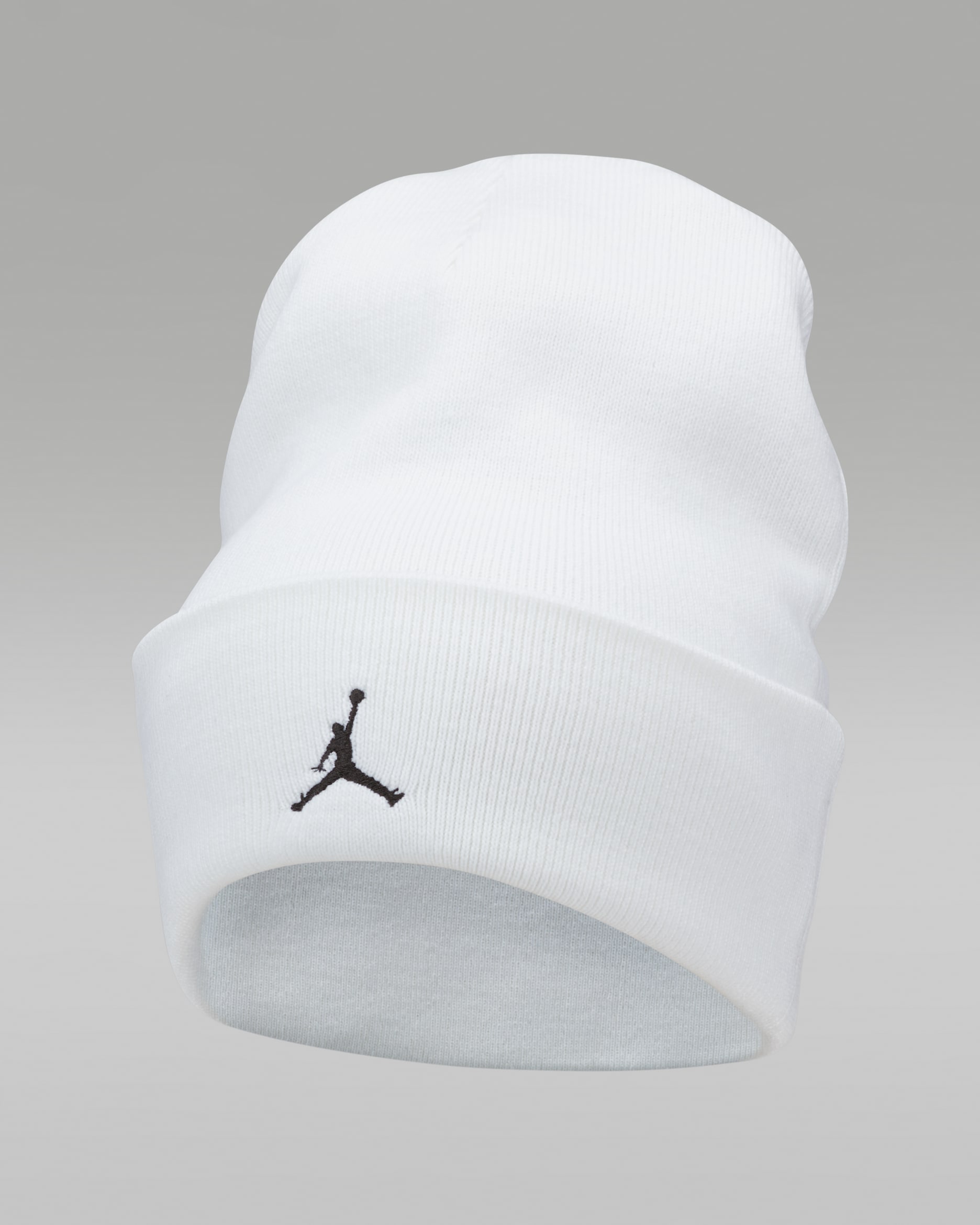 Jordan Peak Essential Beanie - White/Black