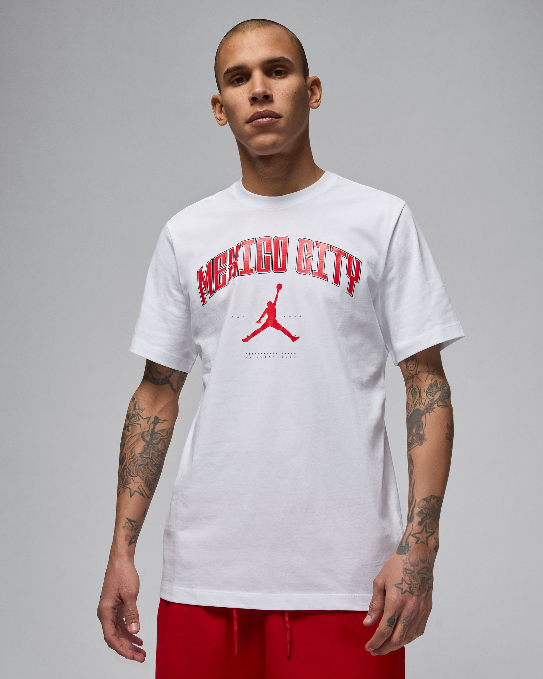 Playera para hombre Mexico City Jordan - Blanco