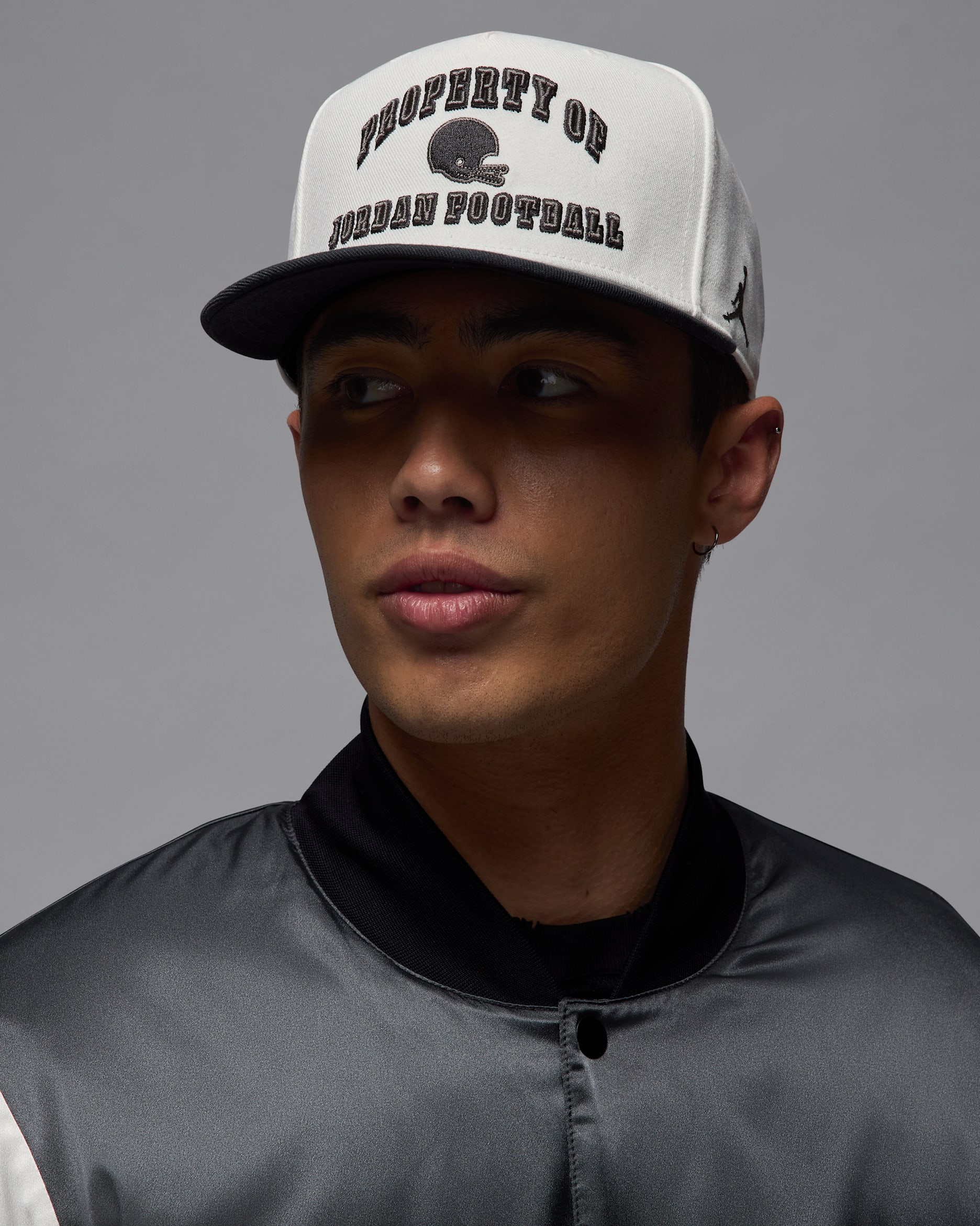 Jalen Hurts Pro Men's Structured Cap - Sail/Off Noir