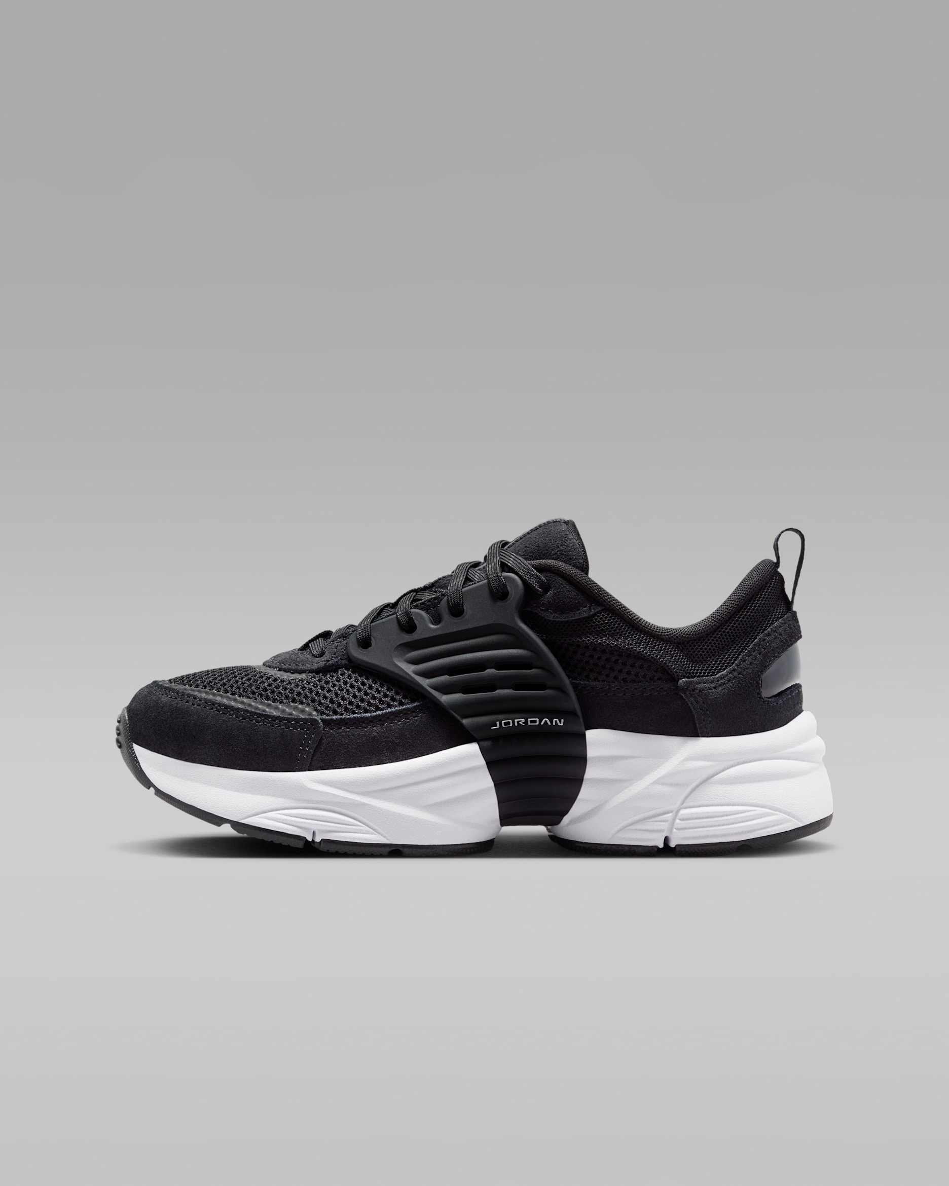 조던 트러너 O/S 주니어 신발 - 블랙/화이트