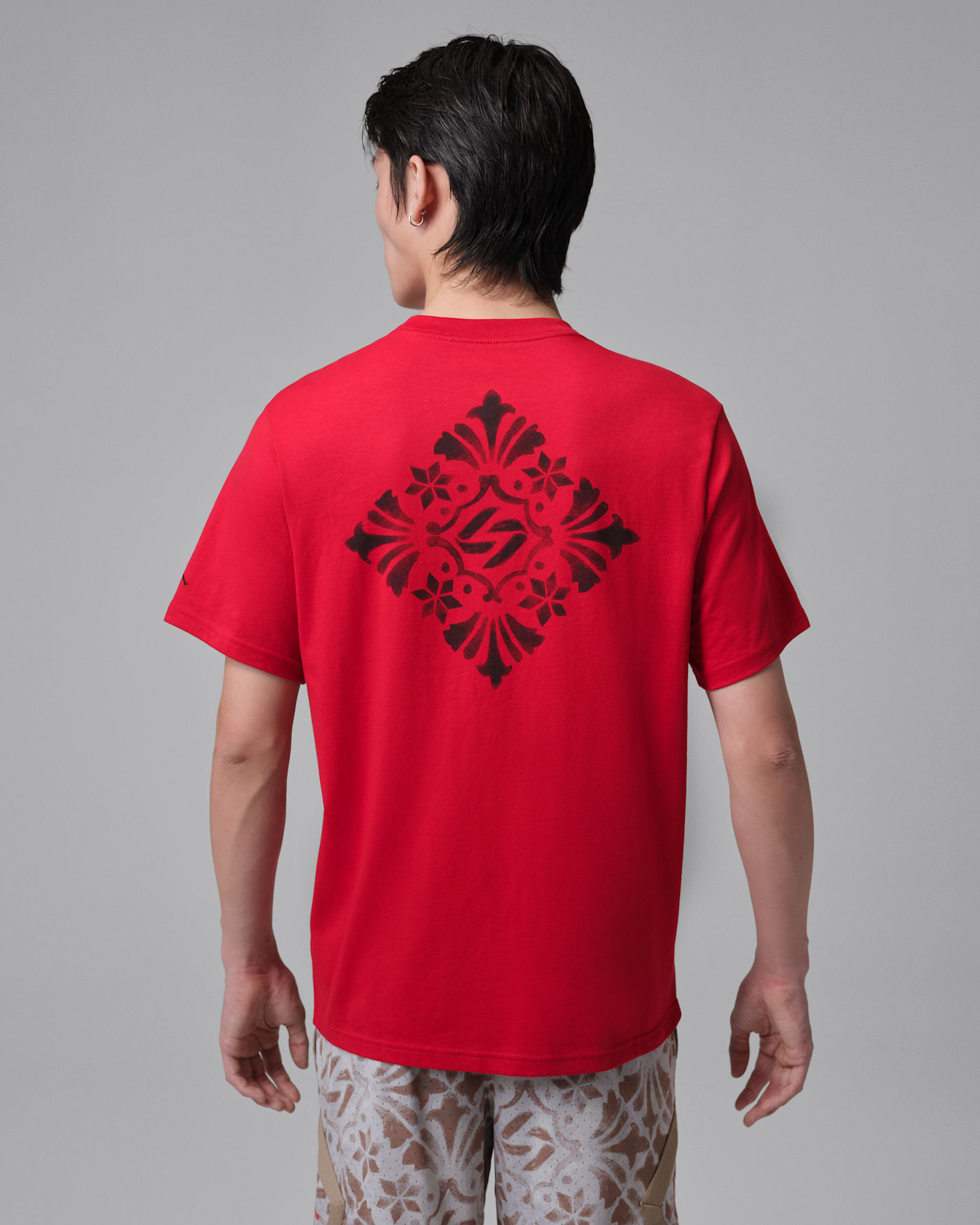 Luka Men's T-Shirt - Varsity Red/Black