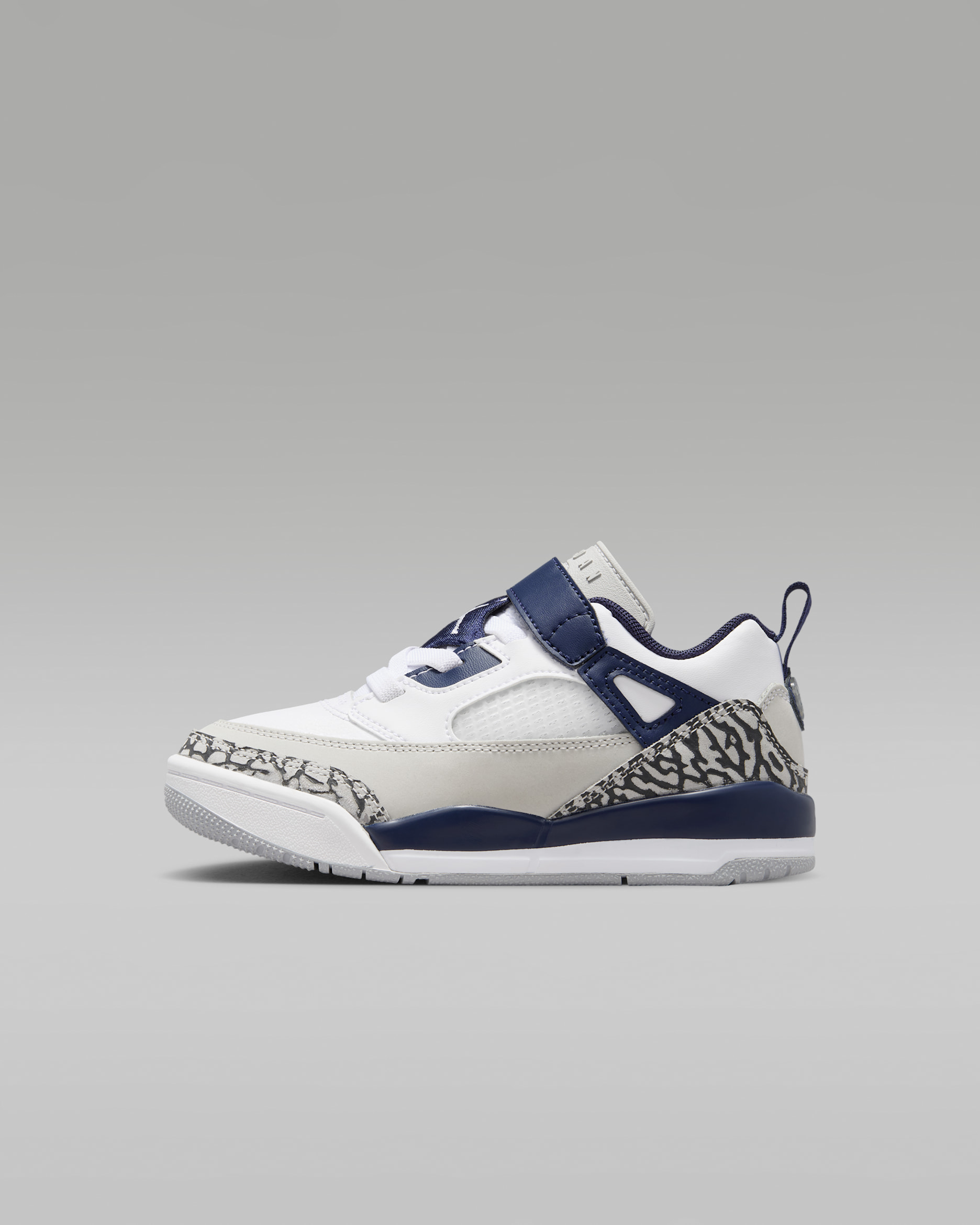 Jordan Spizike Low Younger Kids' Shoes - White/Neutral Grey/Anthracite/Midnight Navy