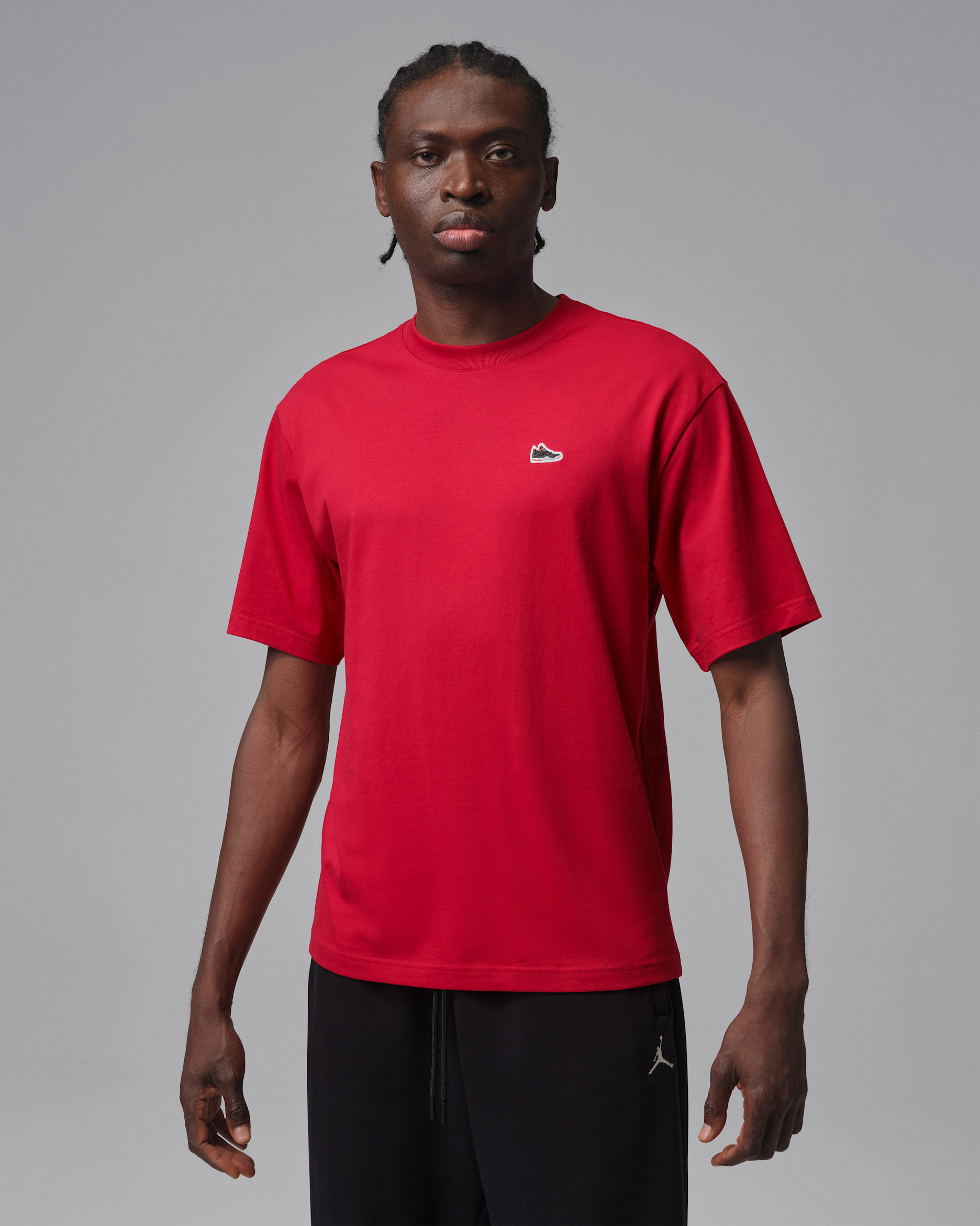 Jordan Sneaker-T-Shirt mit Patch (Herren) - Gym Red