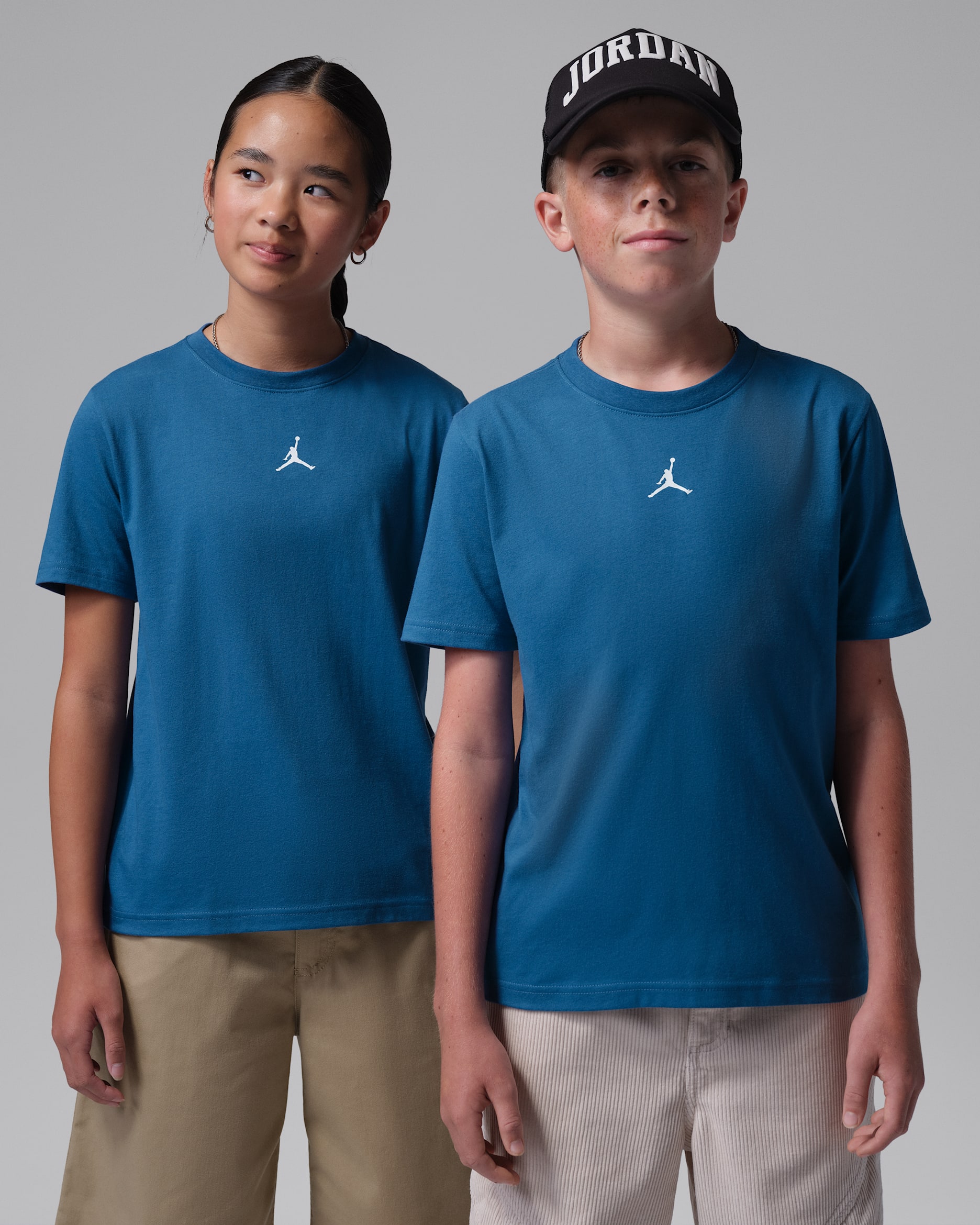 Jordan Sport Big Kids' Dri-FIT Core T-Shirt - True Blue