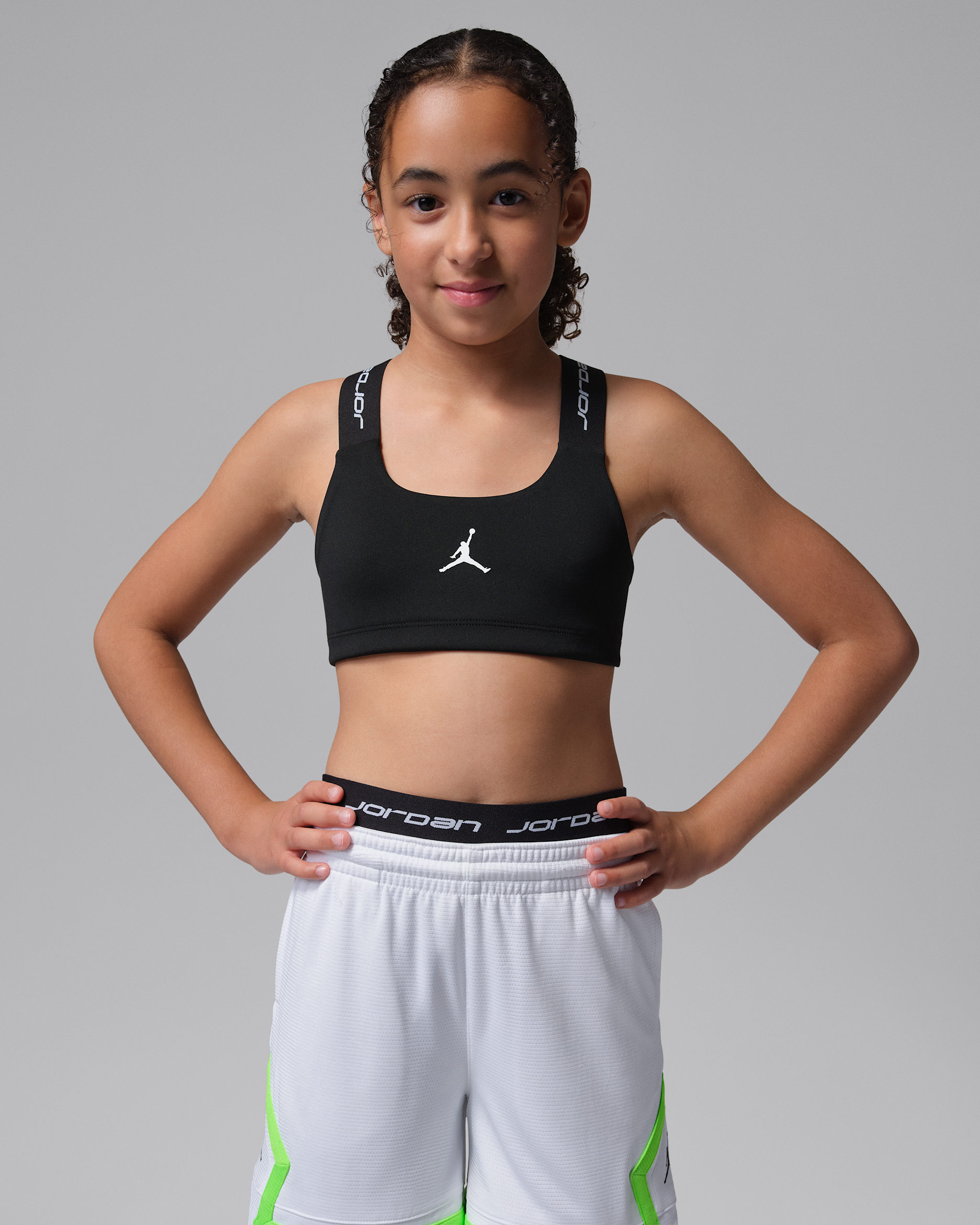 Sutiã de desporto Jordan Dri-FIT Júnior - Preto