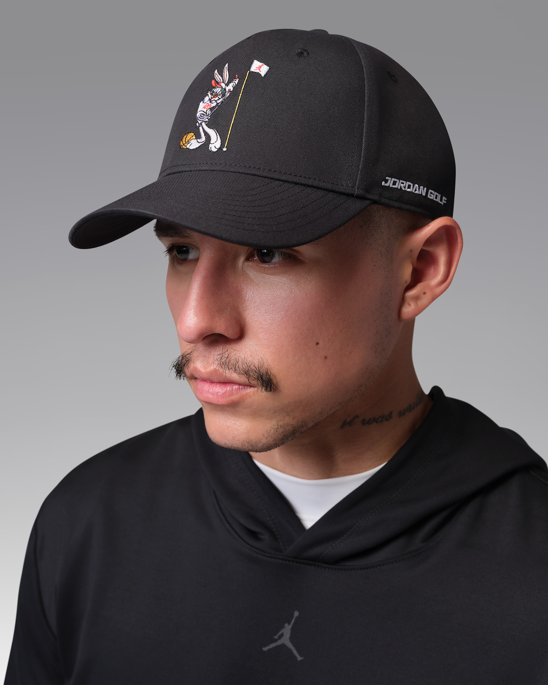 Jordan Dri-FIT Space Jam Rise Golf Cap - Black/White