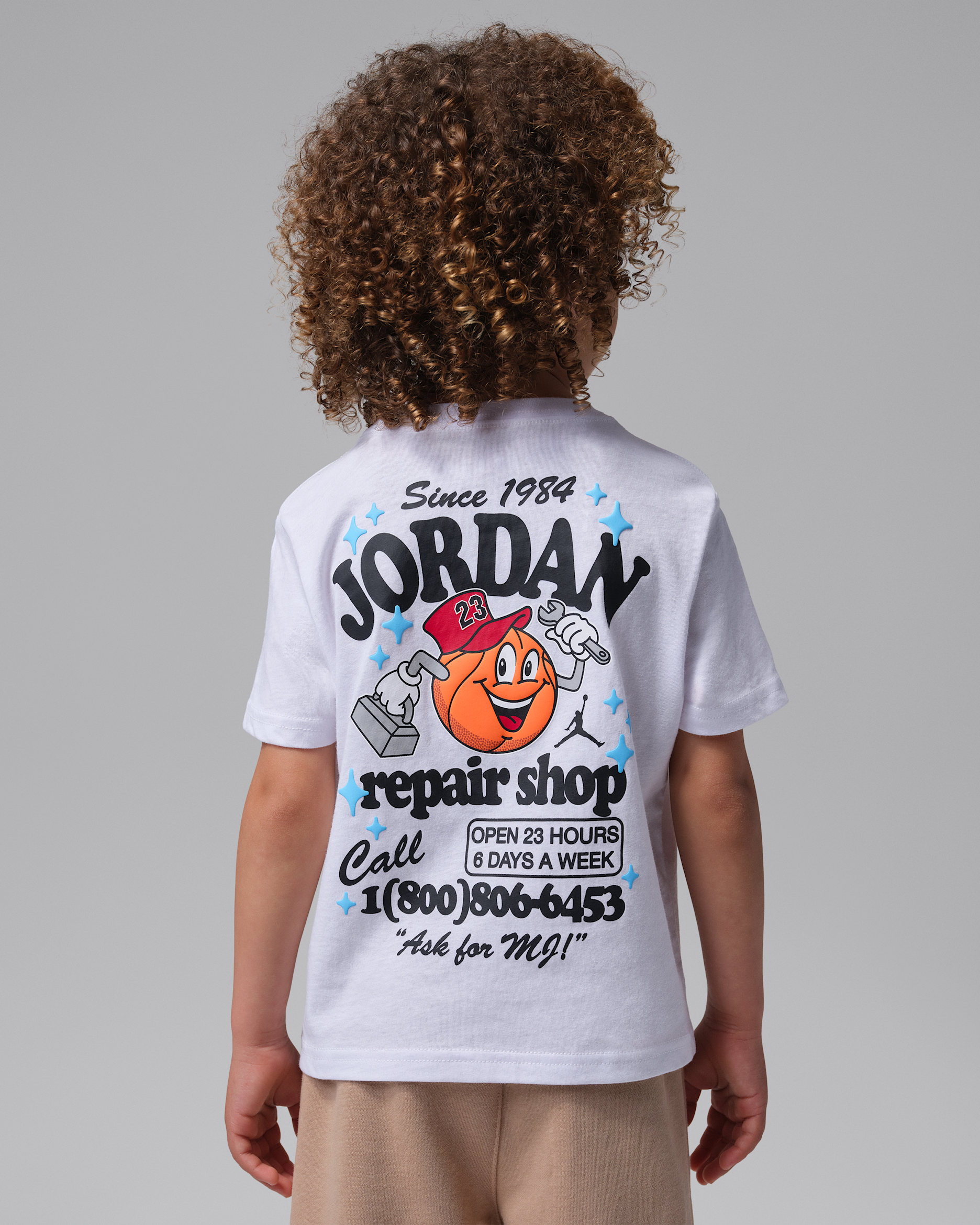 Jordan Toddler MJ's Repair Shop T-Shirt - White