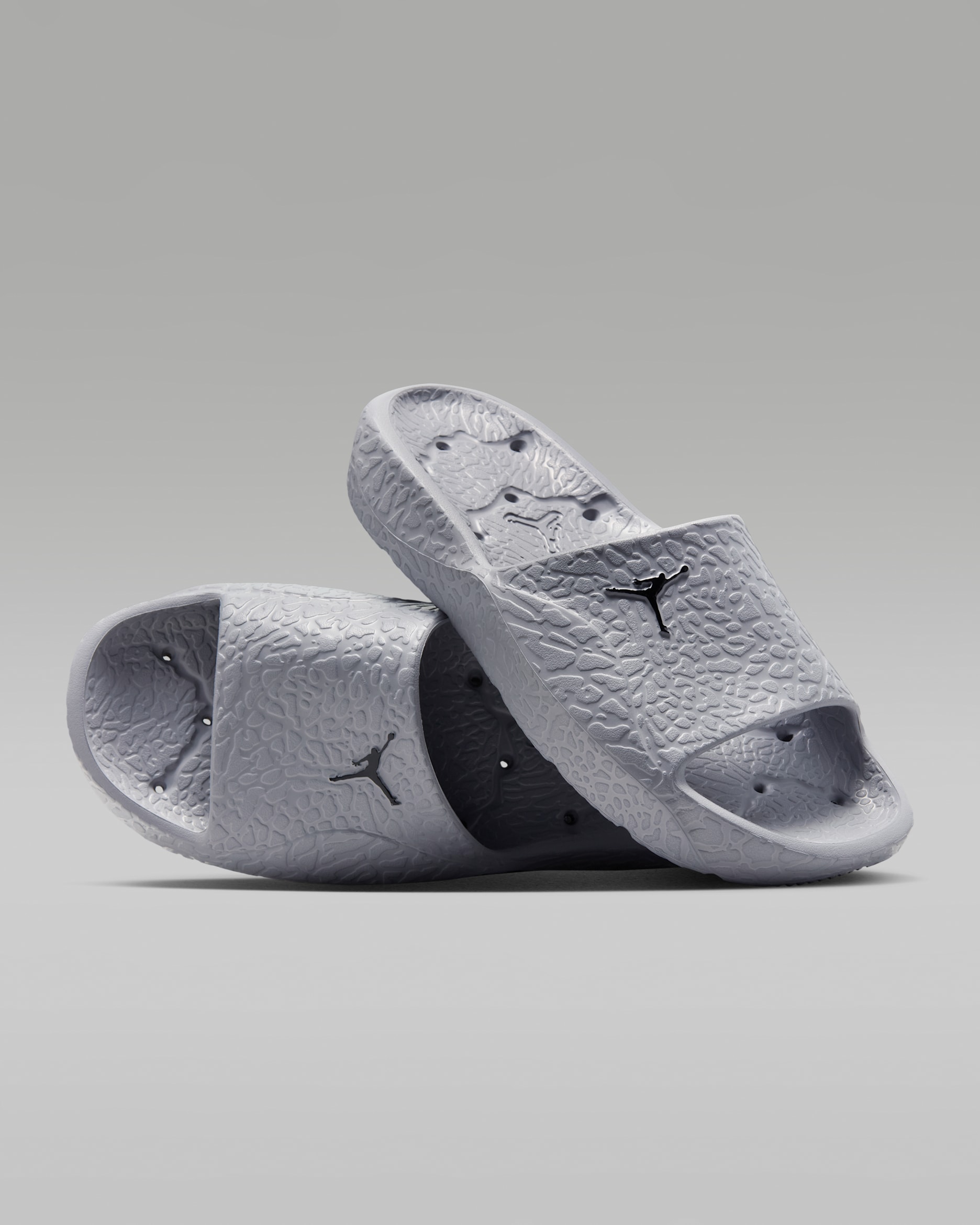 Jordan Franchise Shower Slides - Cement Grey/Black