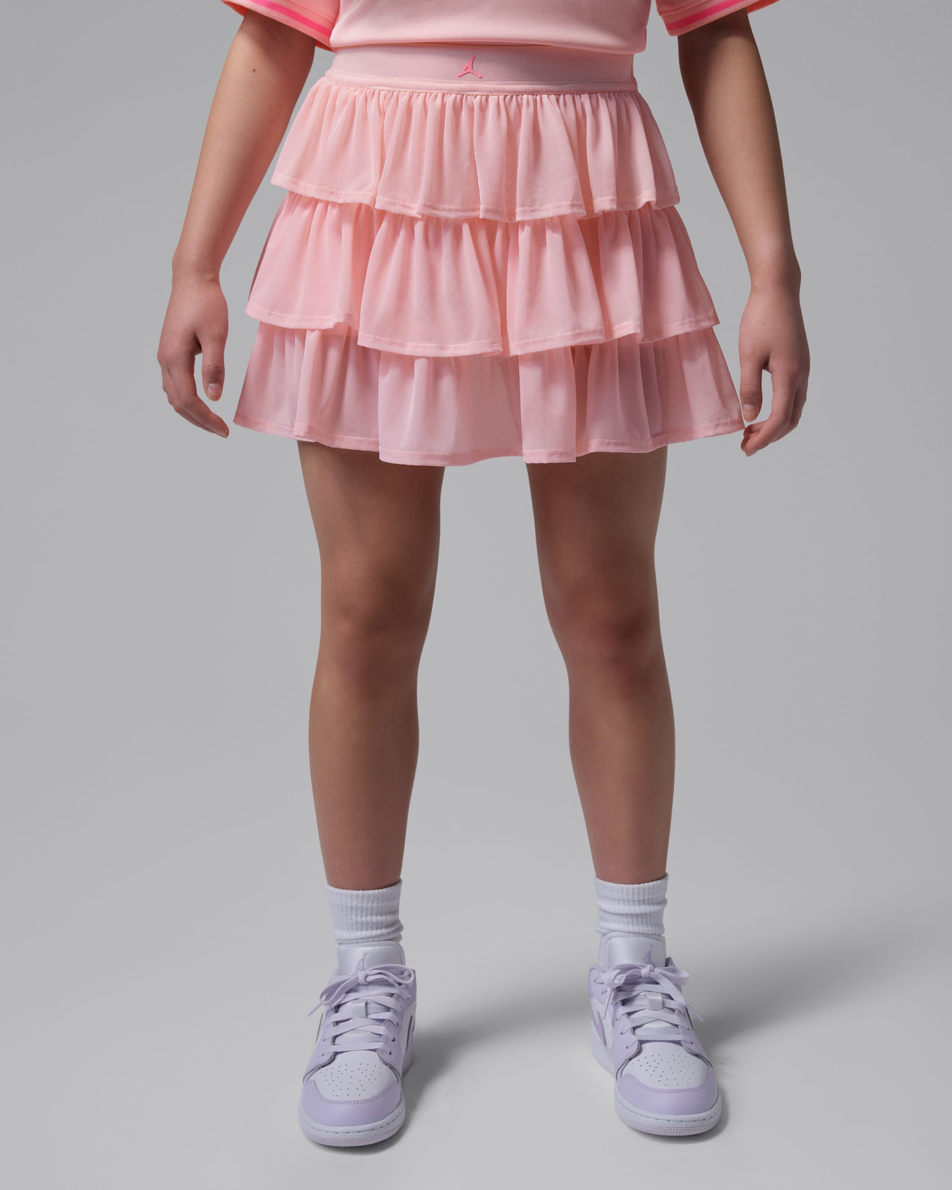 Skort de tul para niños talla grande Jordan Secret Diary - Flor rosa