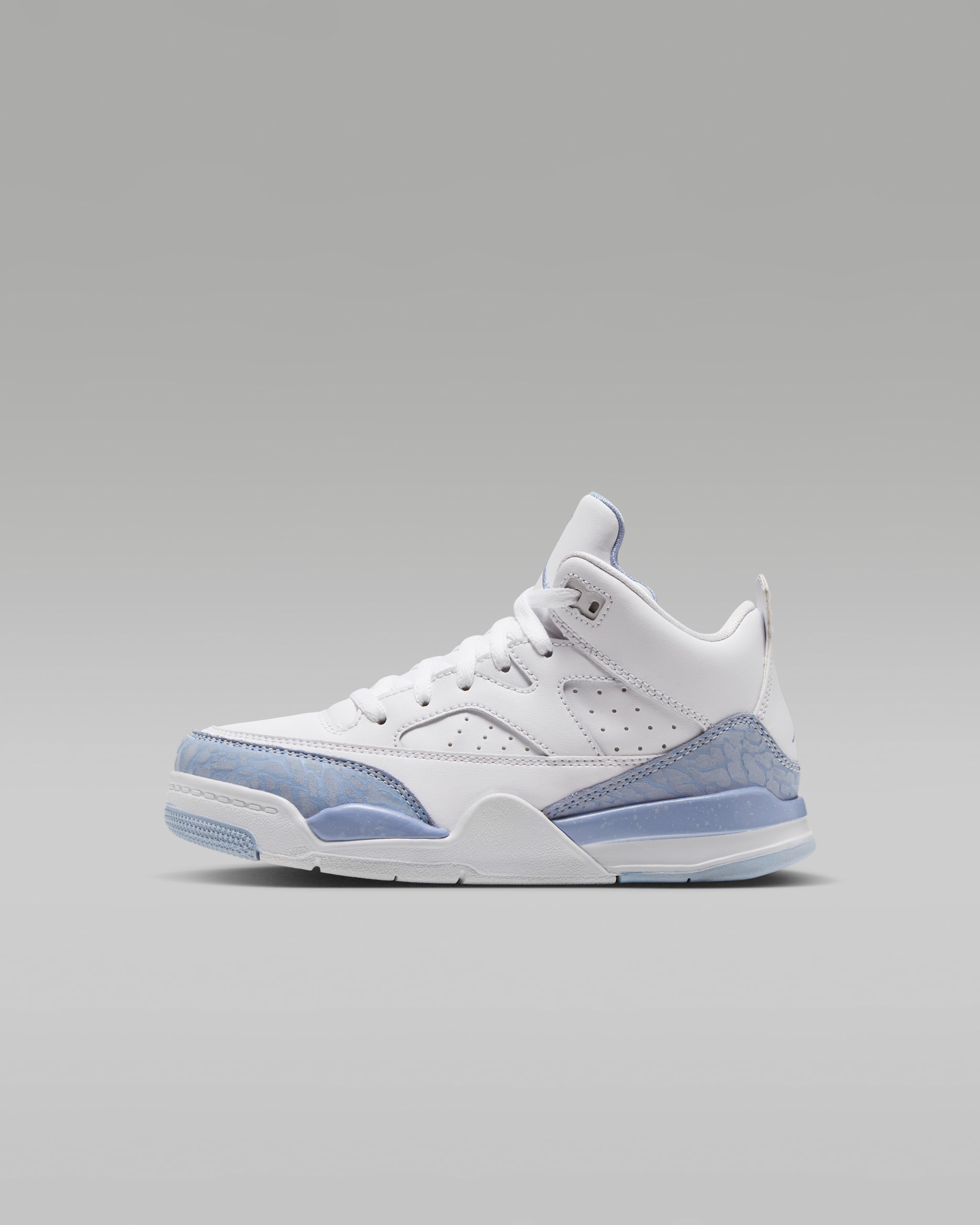 Jordan Son of Mars Low Little Kids' Shoes - White/Hydrogen Blue/Aluminum