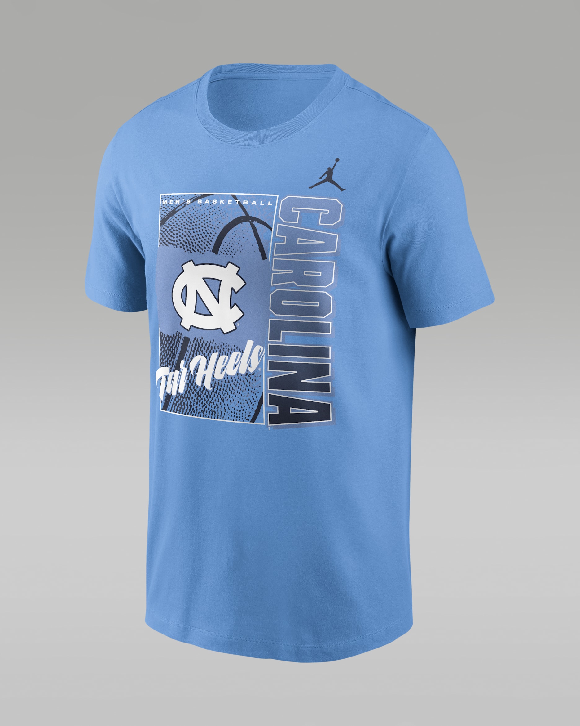 North Carolina Basketball Refresh Men's Jordan College T-Shirt - Light Blue
