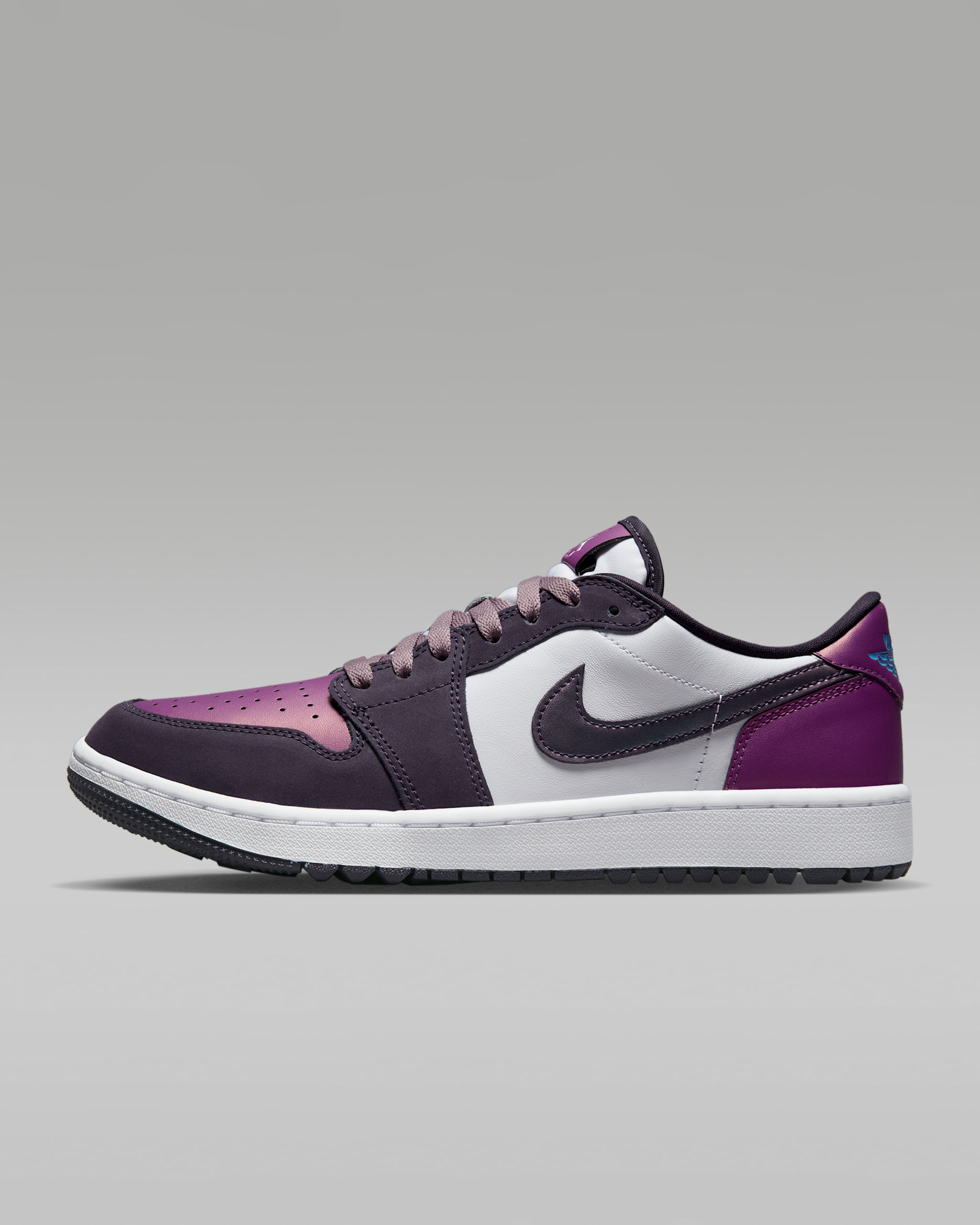 Air Jordan I Low G NRG Golf Shoes - White/Purple Smoke/University Blue/Cave Purple