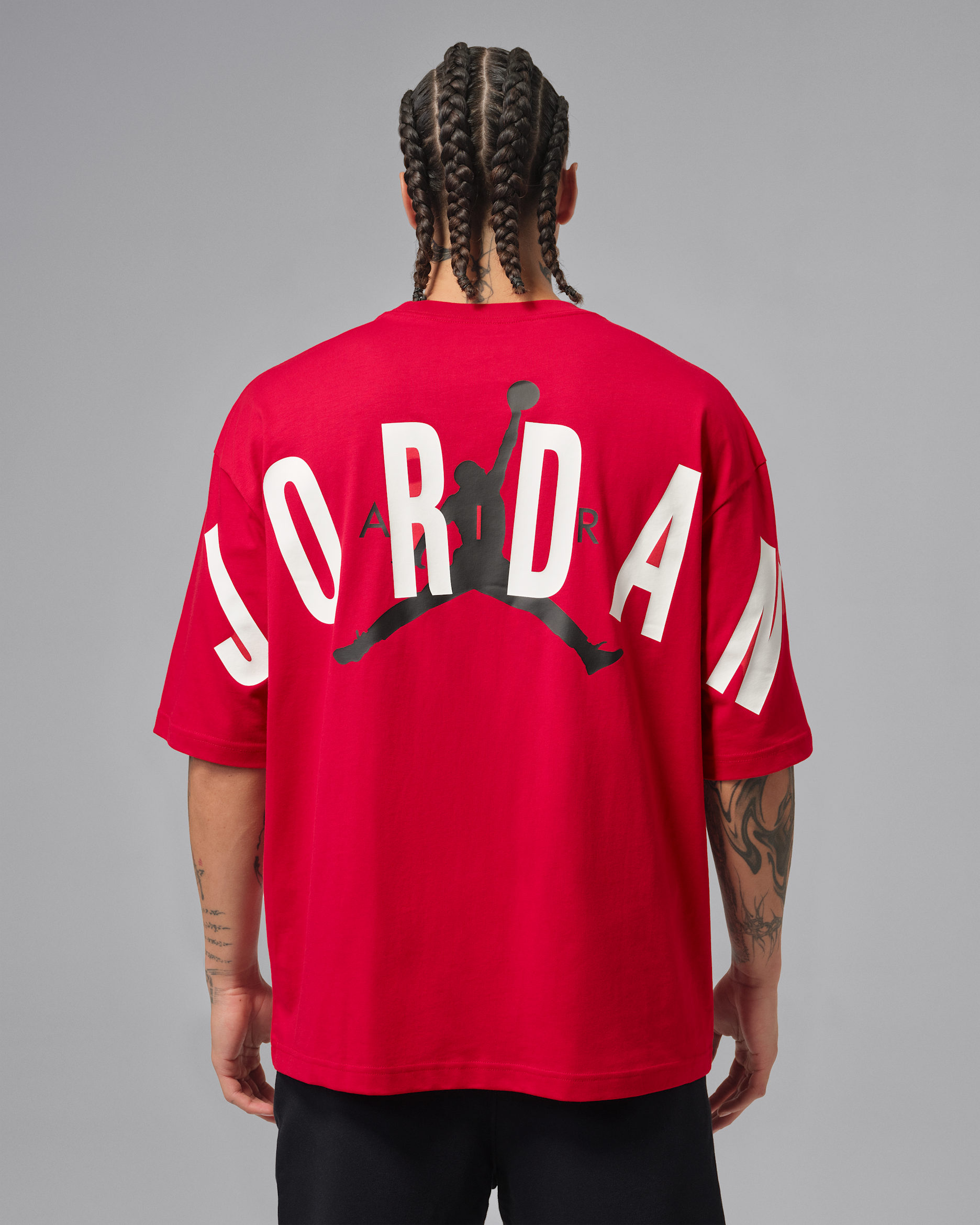 Jordan Men's Oversized T-Shirt - Gym Red/Black
