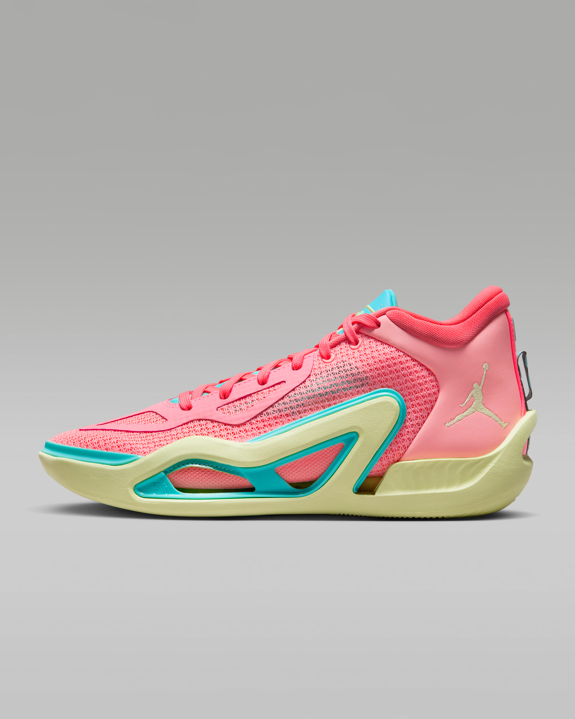 Tatum 1 'Pink Lemonade' PF Men's Basketball Shoes - Pink Tint/Lava Glow/Aurora Green/Barely Volt