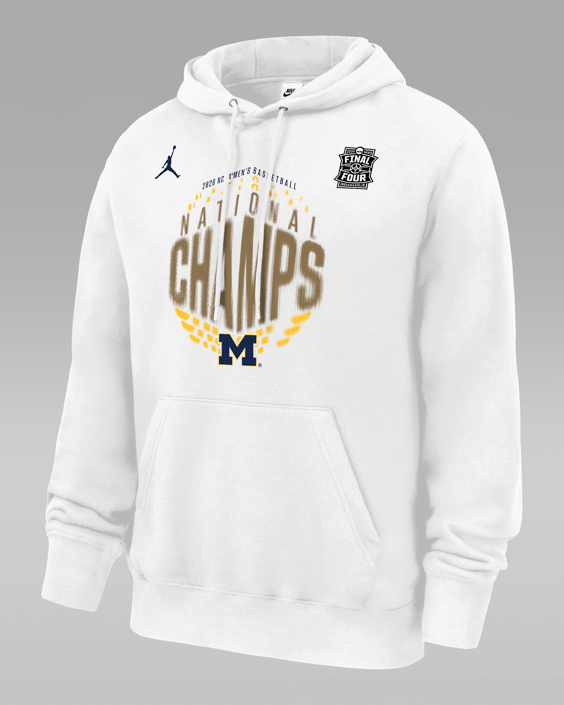Michigan (Men's Team) Men's Jordan College Hoodie - White
