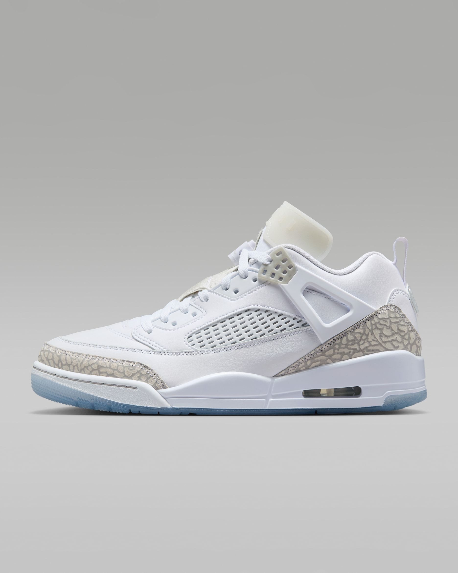 Jordan Spizike Low Men's Shoes - White/Metallic Silver/Barely Blue/Neutral Grey