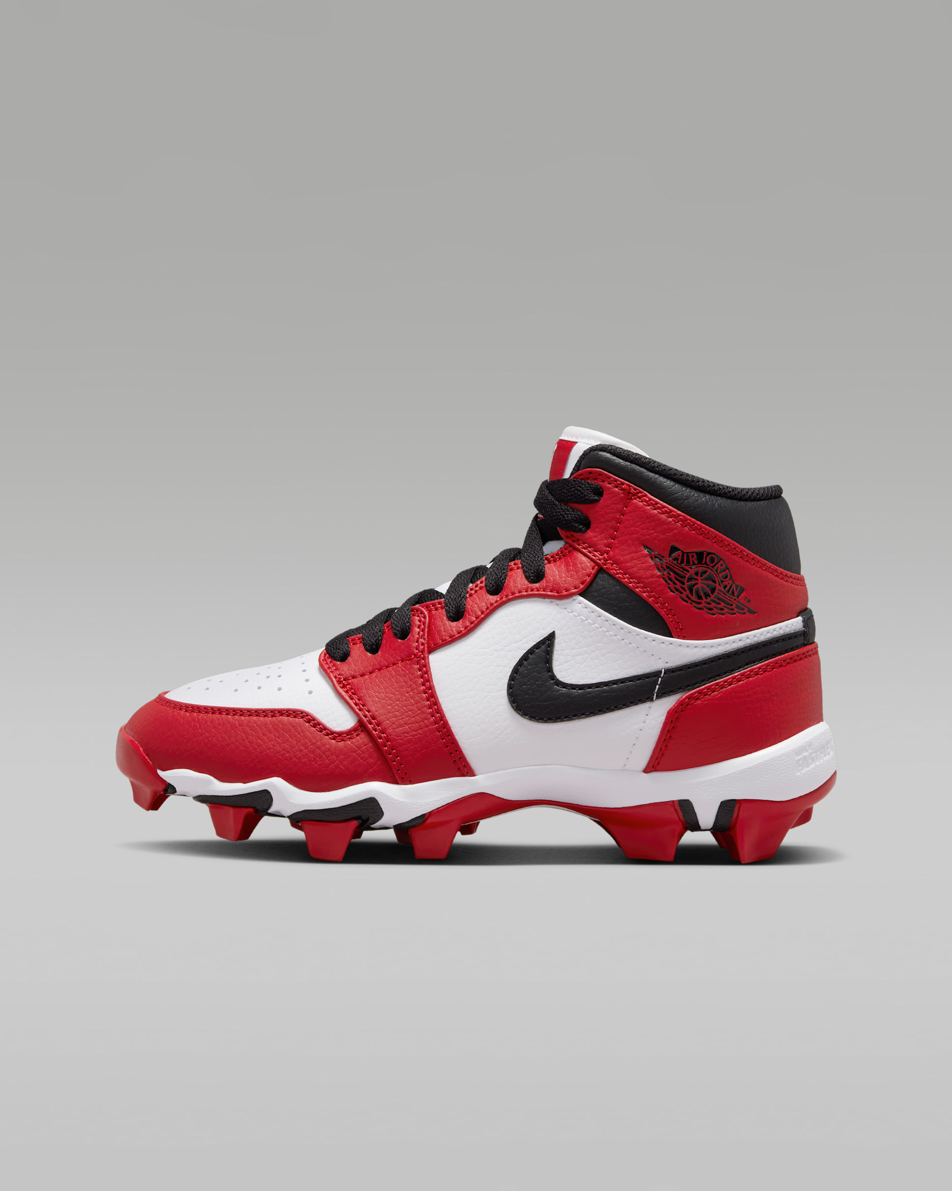 Tacos para niños talla pequeña/grande Jordan 1 Mid - Blanco/Rojo gimnasio/Negro