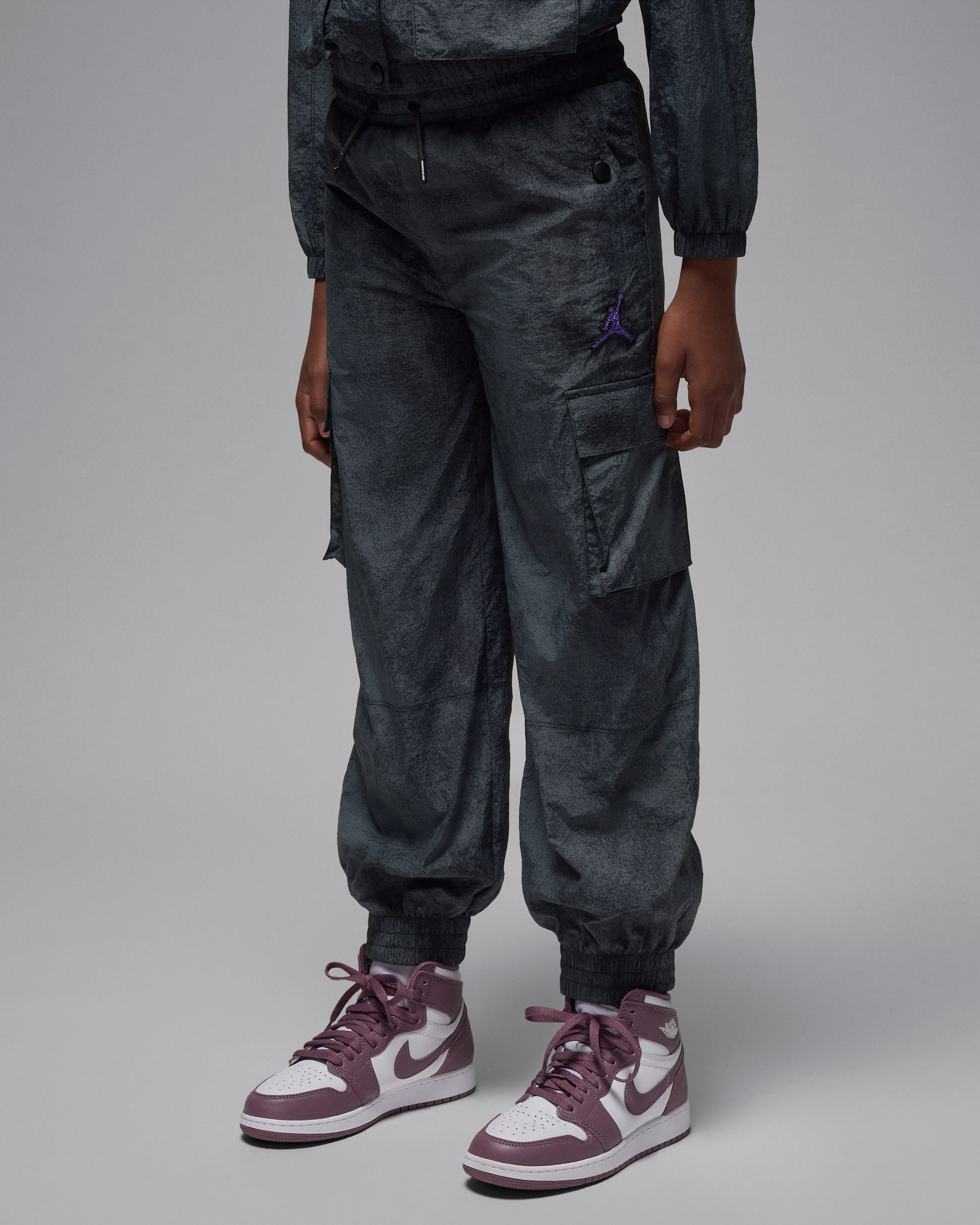 Jordan Blue Jeans and Bling Older Kids' Woven Trousers - Black