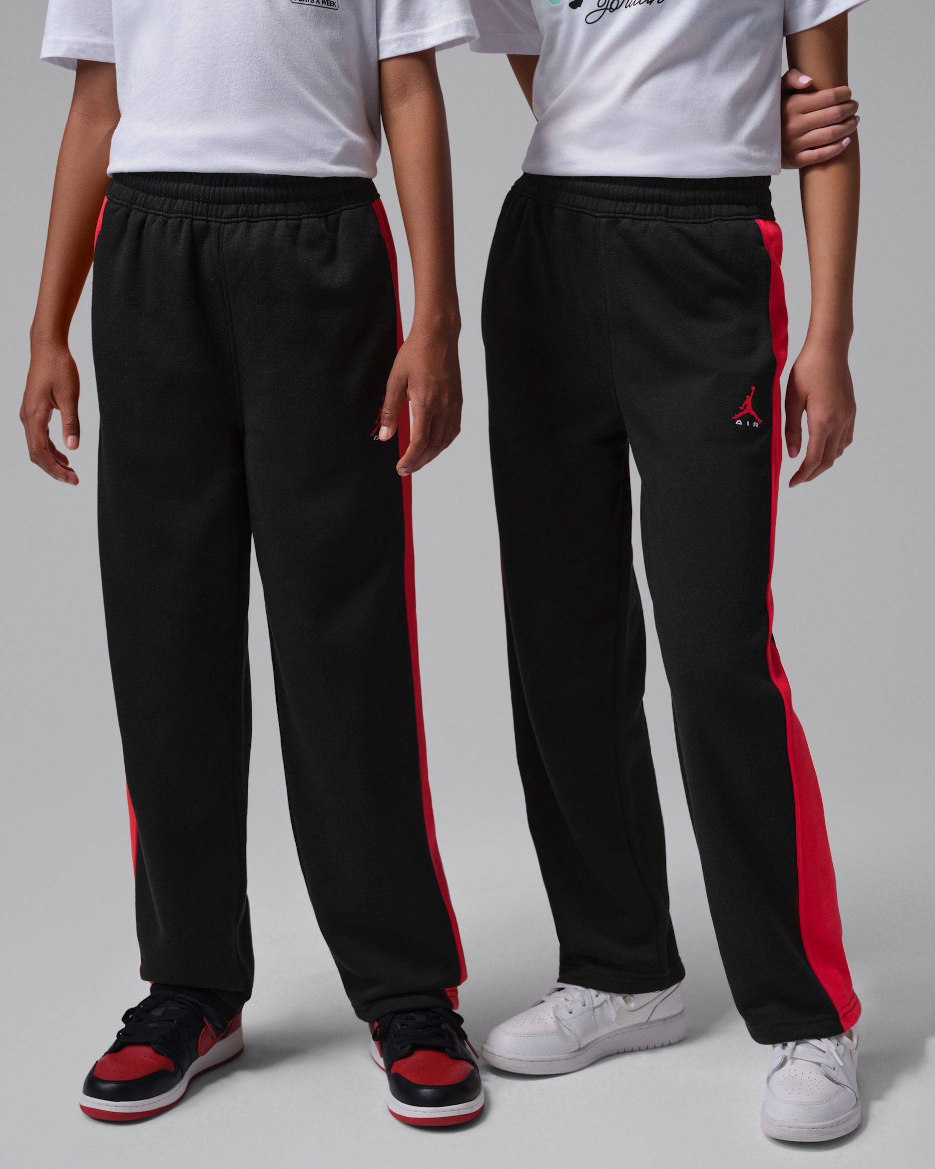 Jordan Older Kids' Air Open Hem Trousers - Black