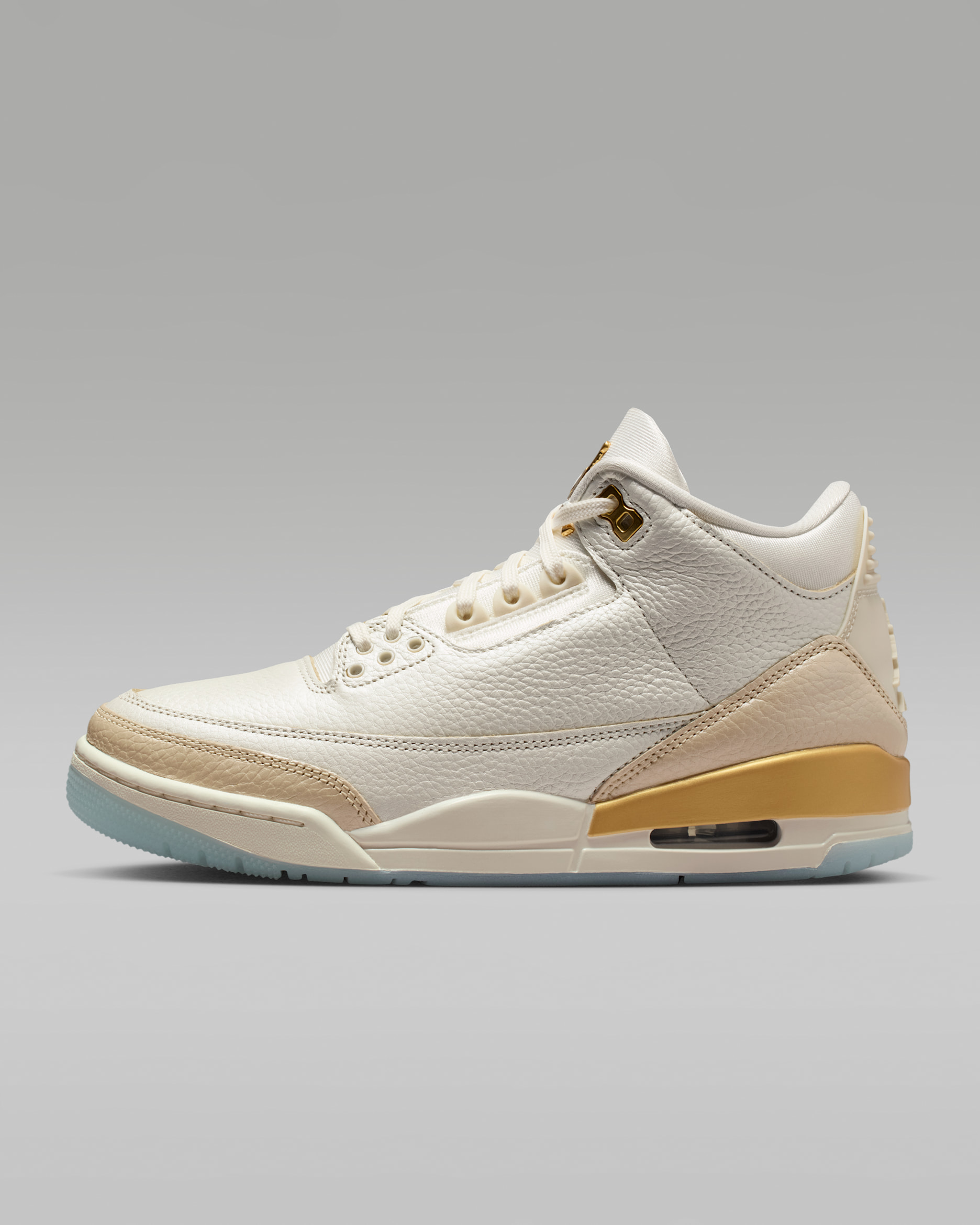Air Jordan 3 Retro "Sail and Pale Ivory" Women's Shoes - Sail/Pale Ivory/Metallic Gold/Team Gold