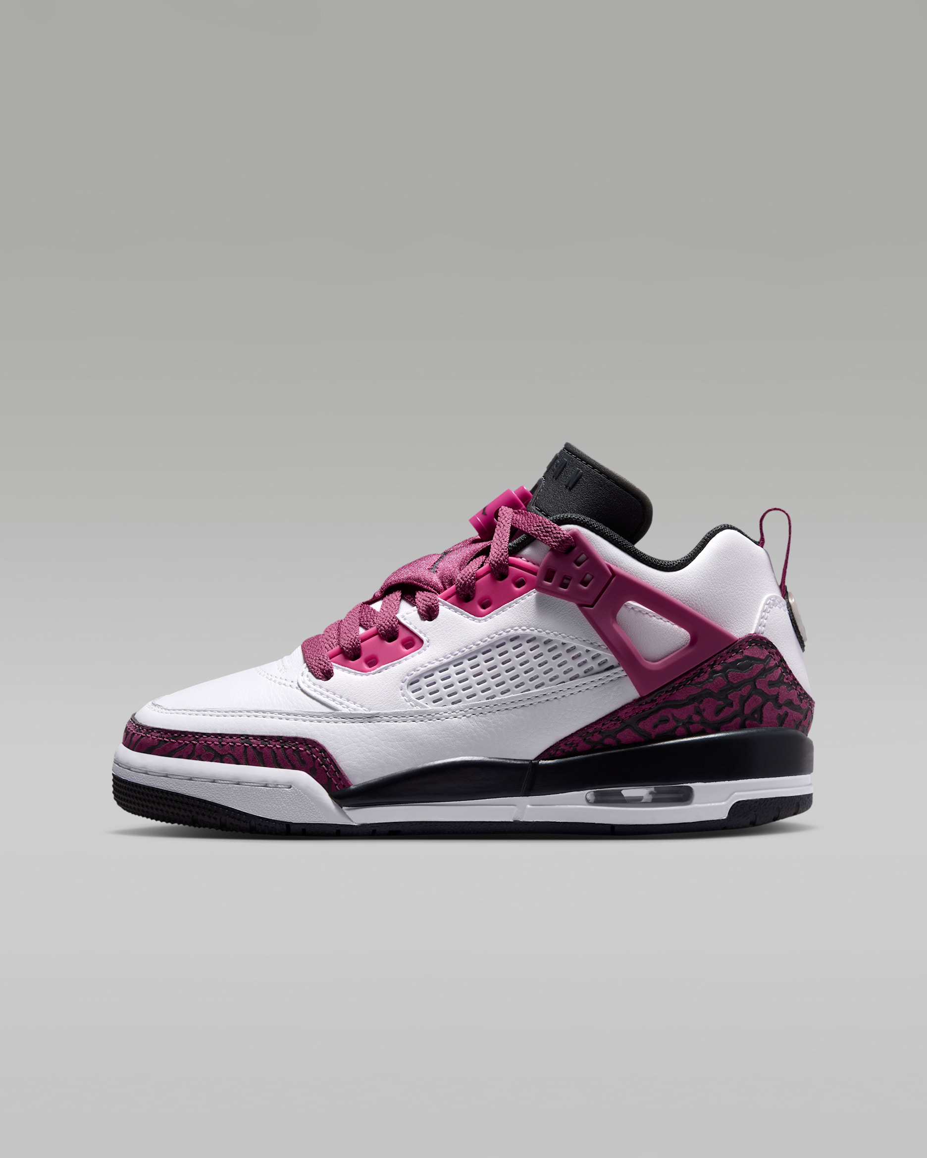 Jordan Spizike Low-sko til større børn - hvid/Sweet Beet/Desert Pink/Off Noir