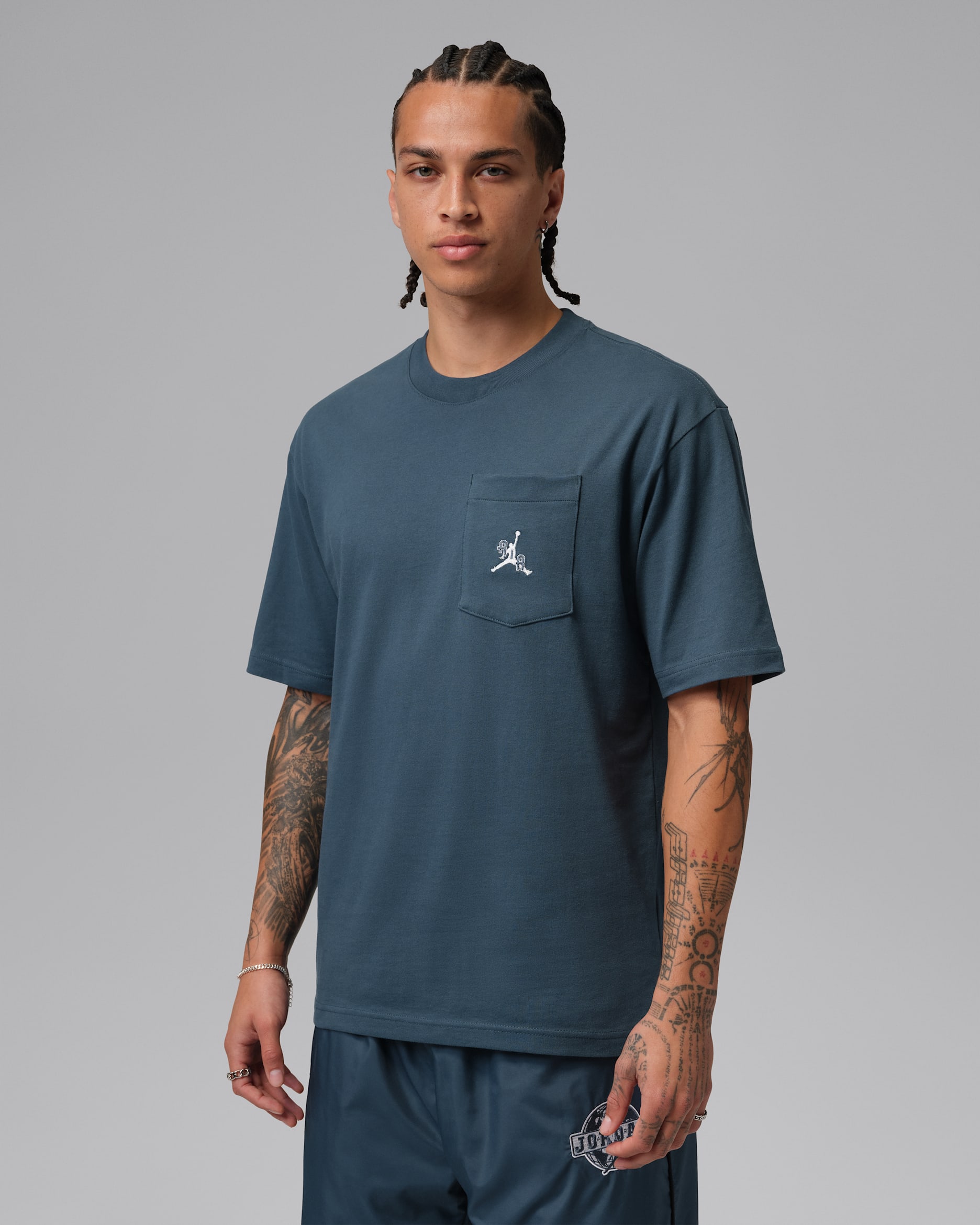 Jordan T-Shirt (Herren) - Squadron Blue/Aura