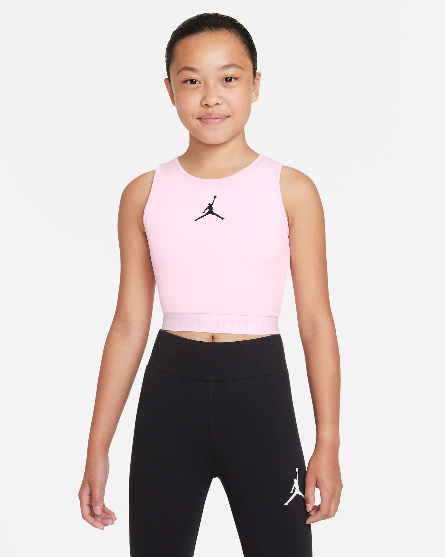 Jordan Big Kids' (Girls') Tank - Pink Foam