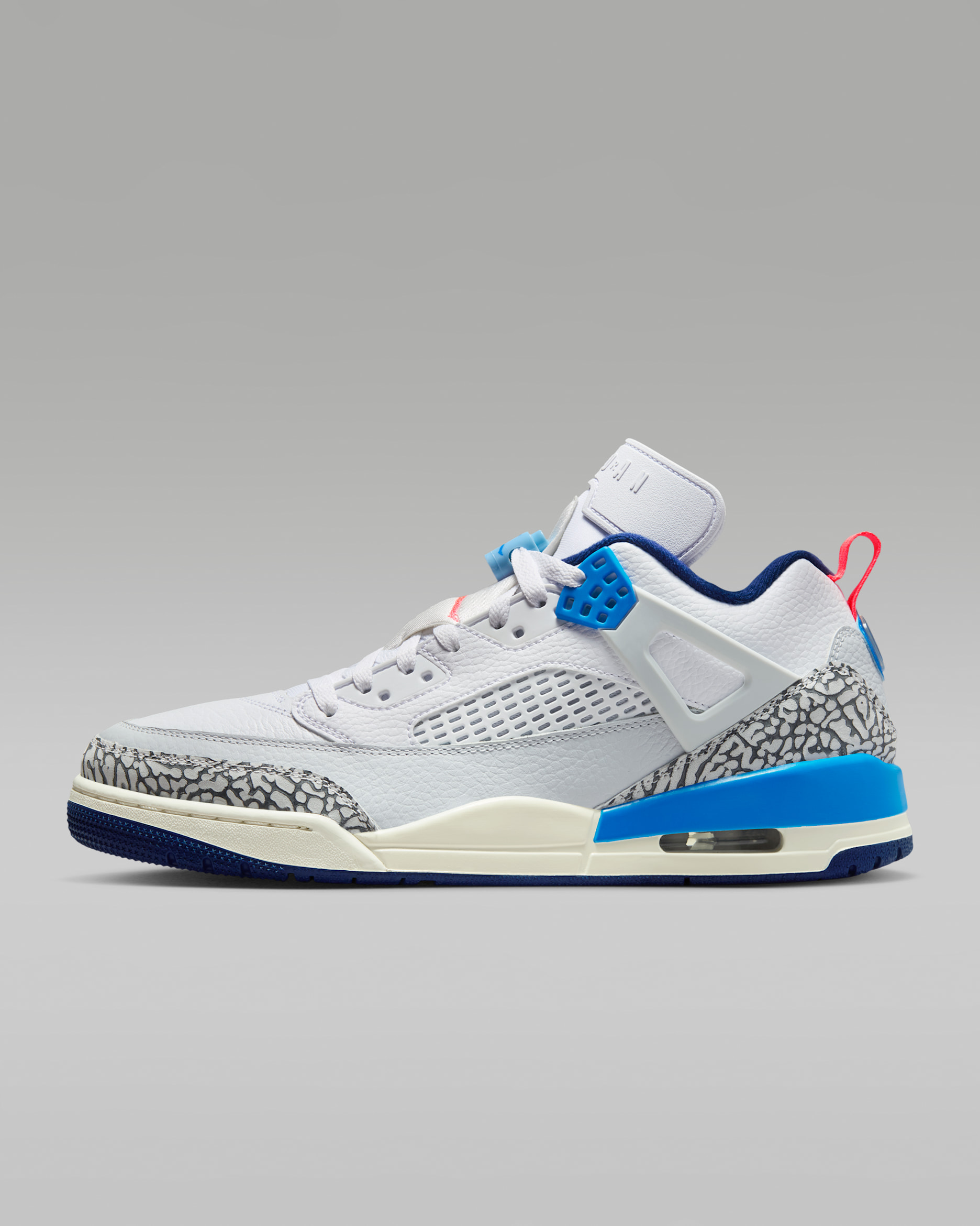 Jordan Spizike Low herresko - Hvit/Pure Platinum/Blue Void/Hot Lava