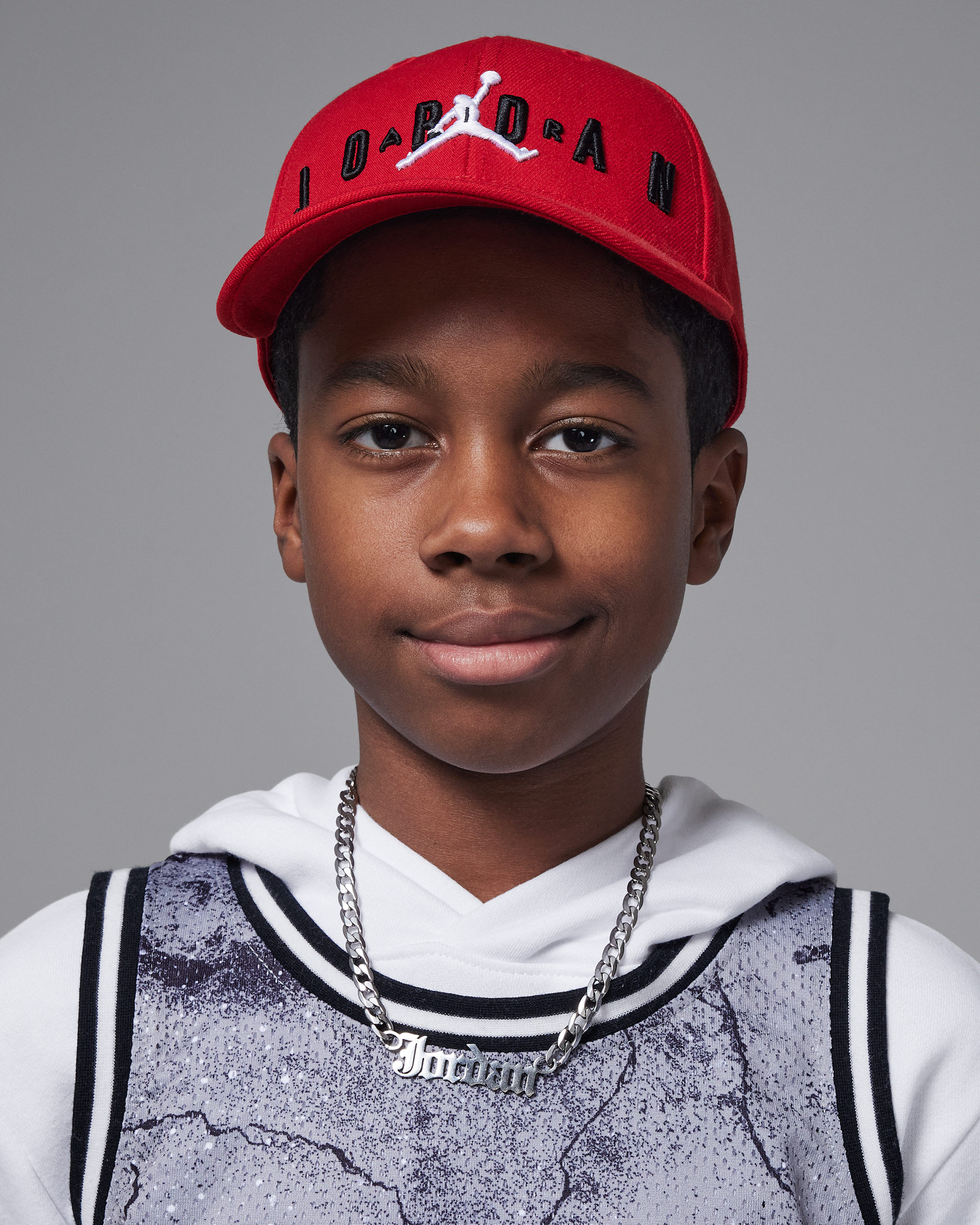Jordan Big Kids' Structured Strapback Cap - Gym Red