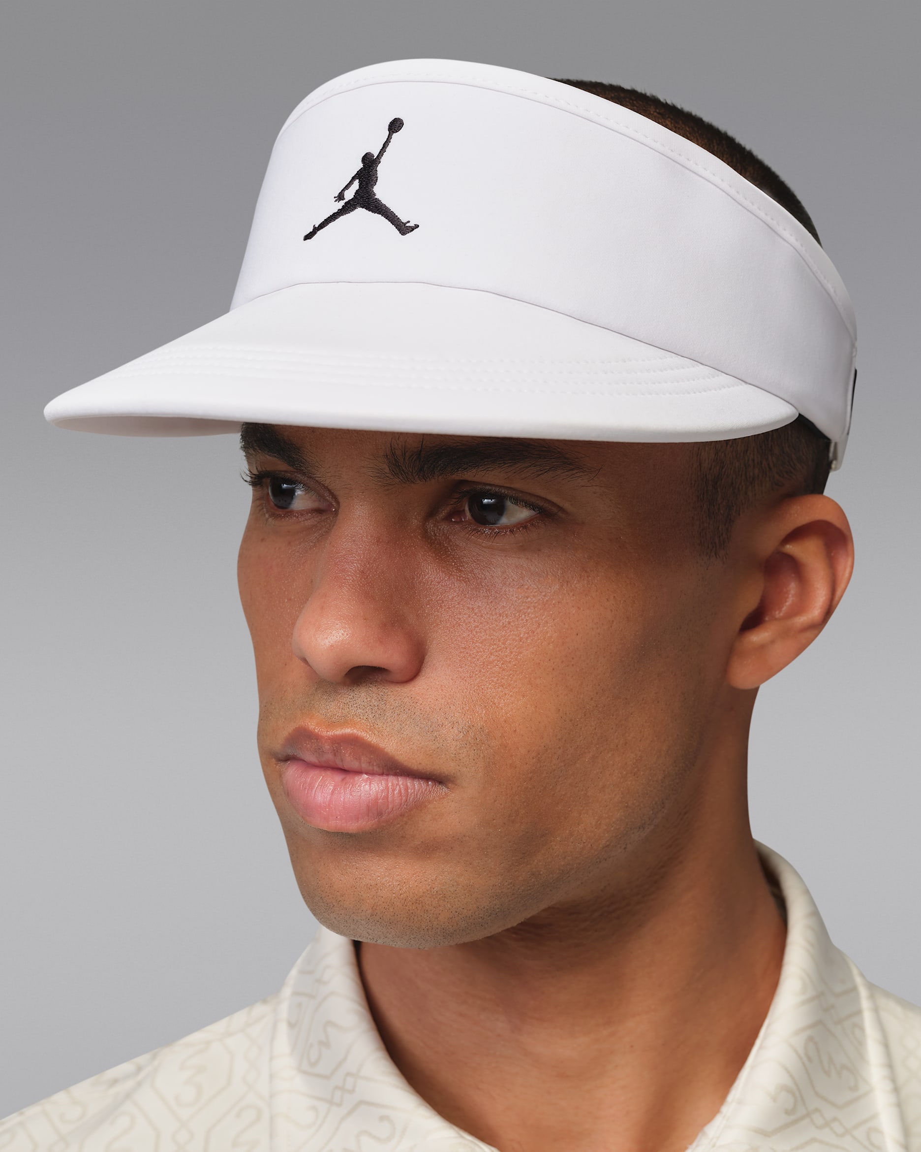 Jordan Ace Dri-FIT Golf Visor - White/Black