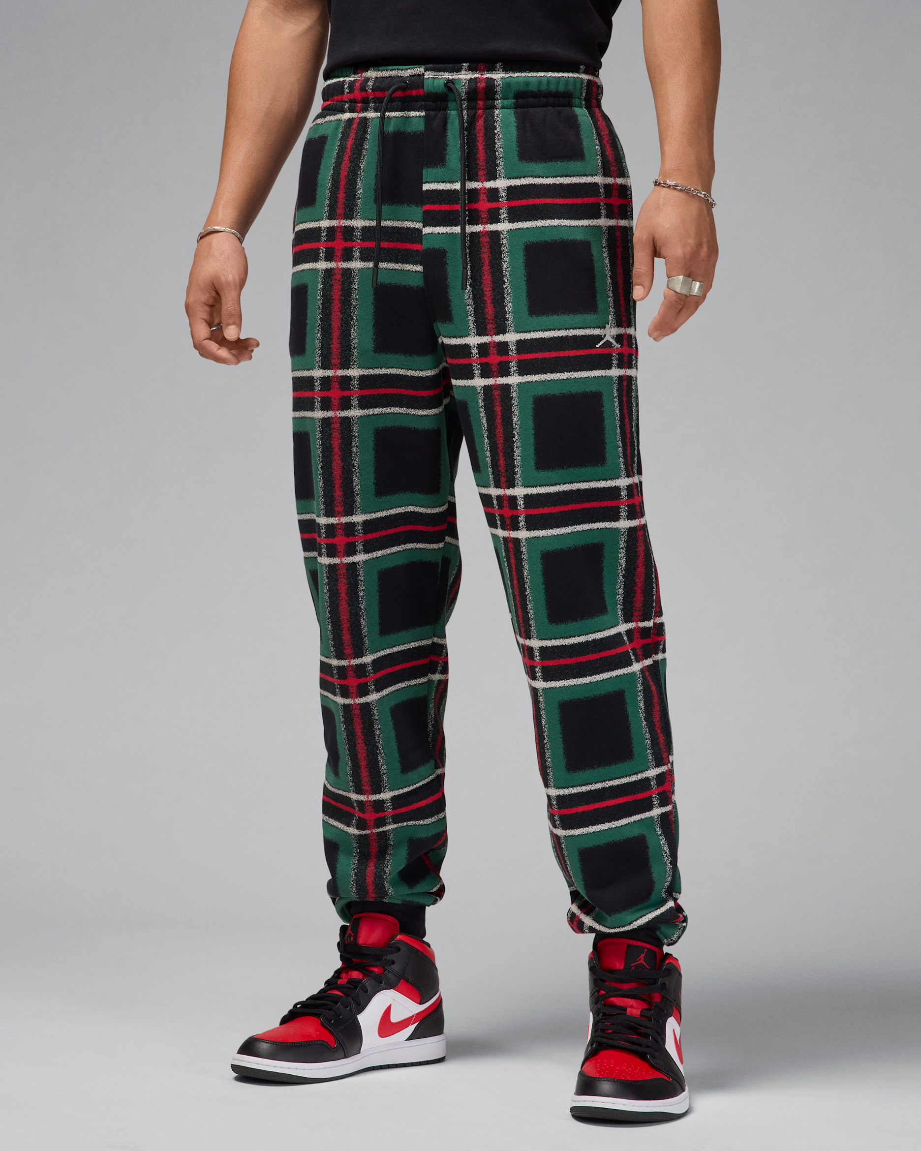 ジョーダン エッセンシャル メンズ フリース パンツ - ブラック/セイル