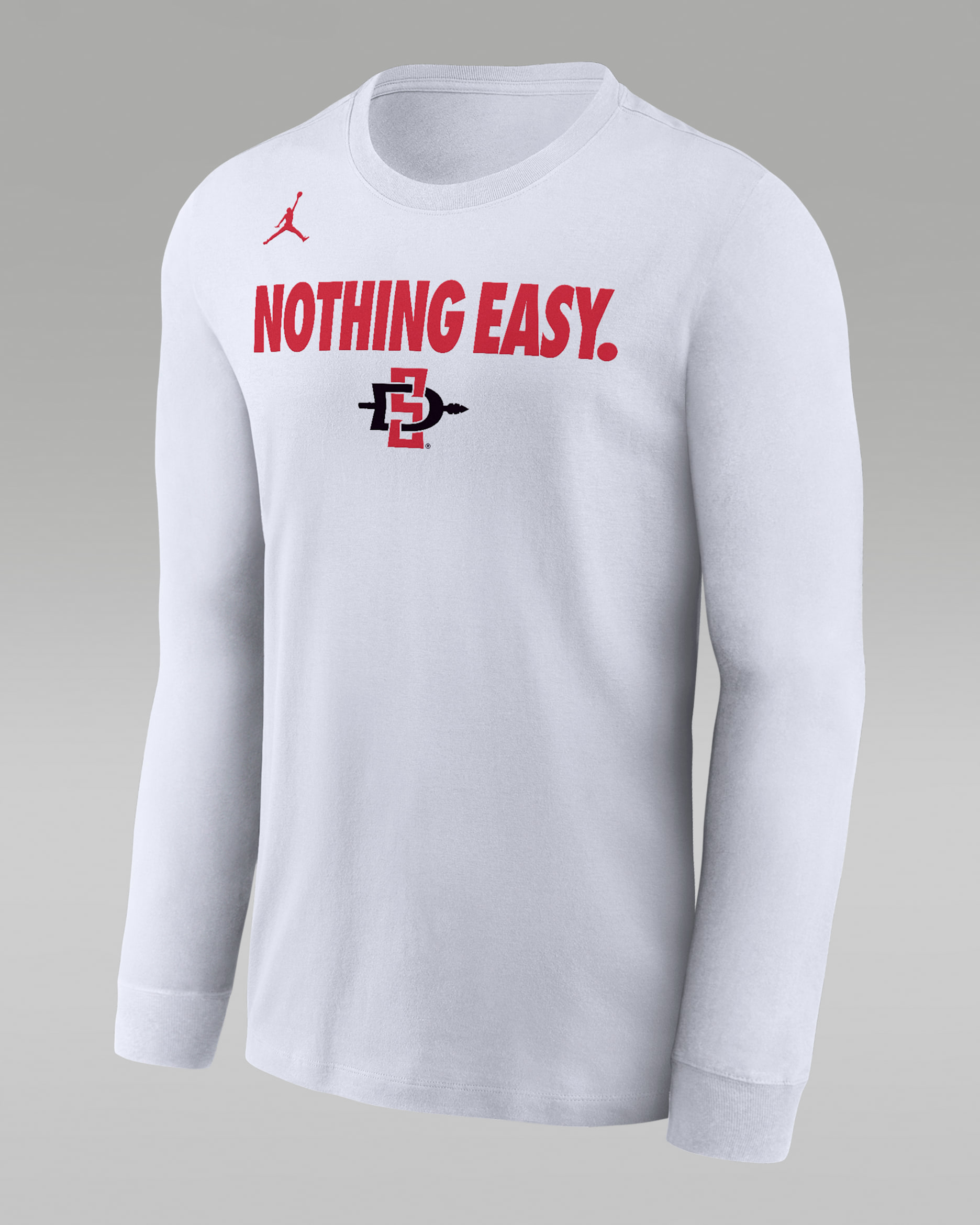 SDSU Men's Nike College Long-Sleeve T-Shirt - White