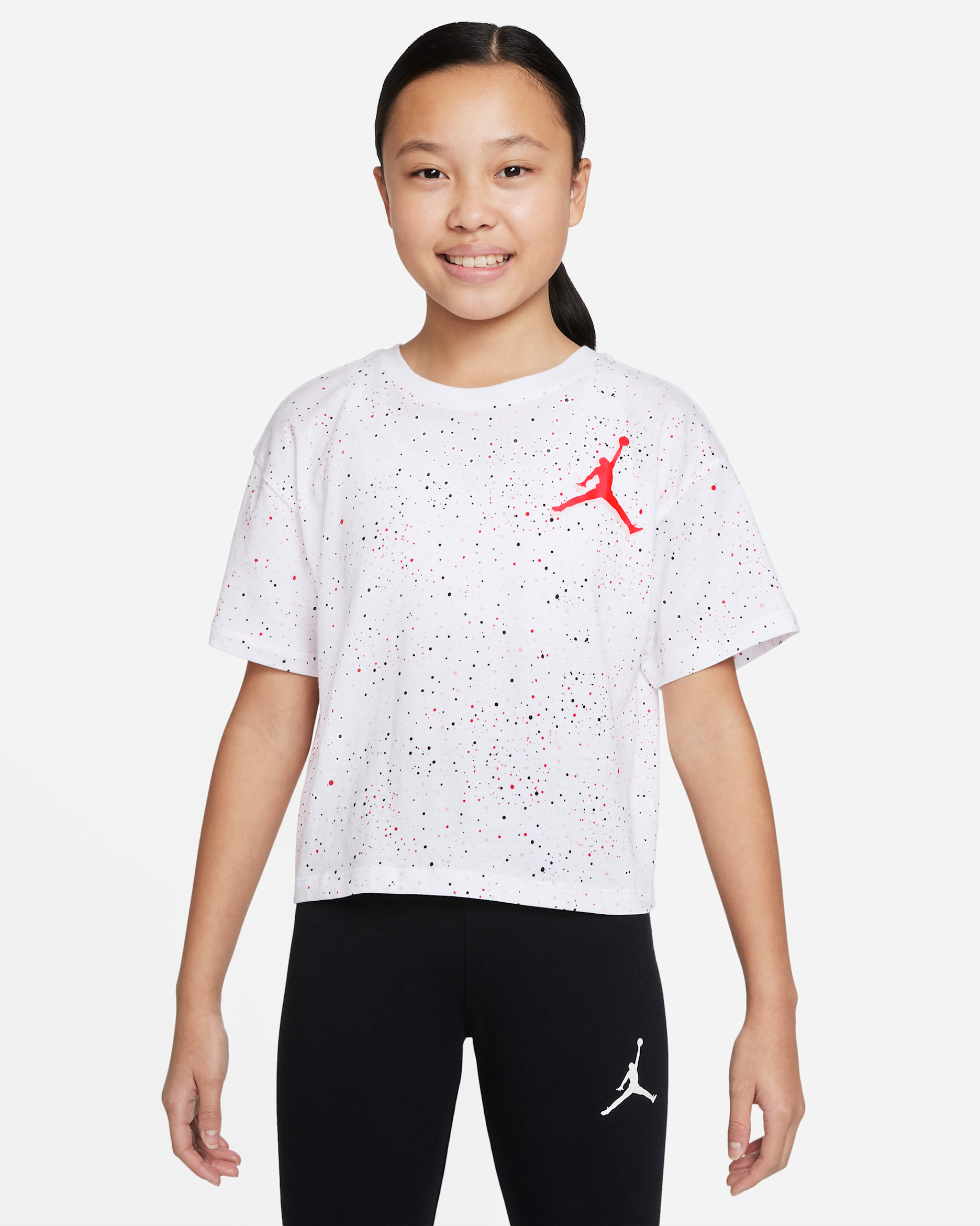 Jordan Big Kids' (Girls) T-Shirt - White