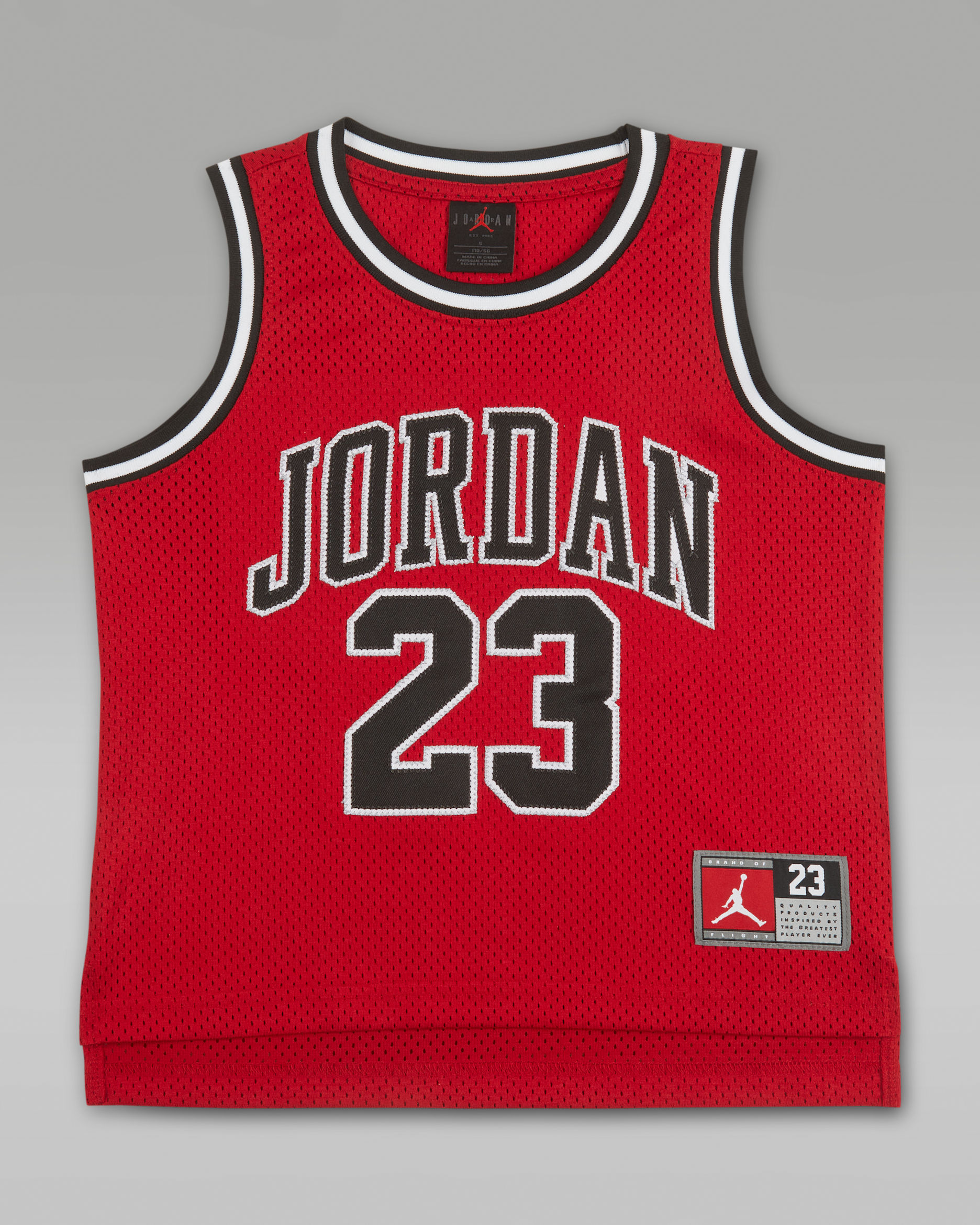 Playera para niños talla pequeña Jordan 23 Jersey - Rojo gimnasio