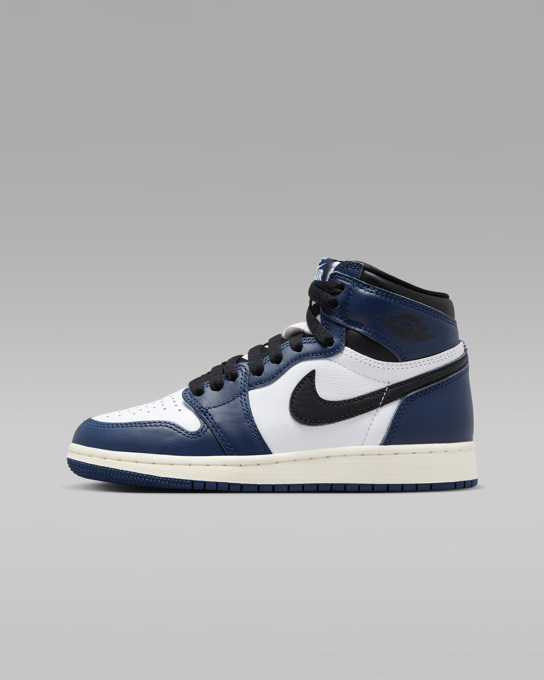 Air Jordan 1 High OG 'Midnight Navy' Older Kids' Shoes - Midnight Navy/White/Sail/Black