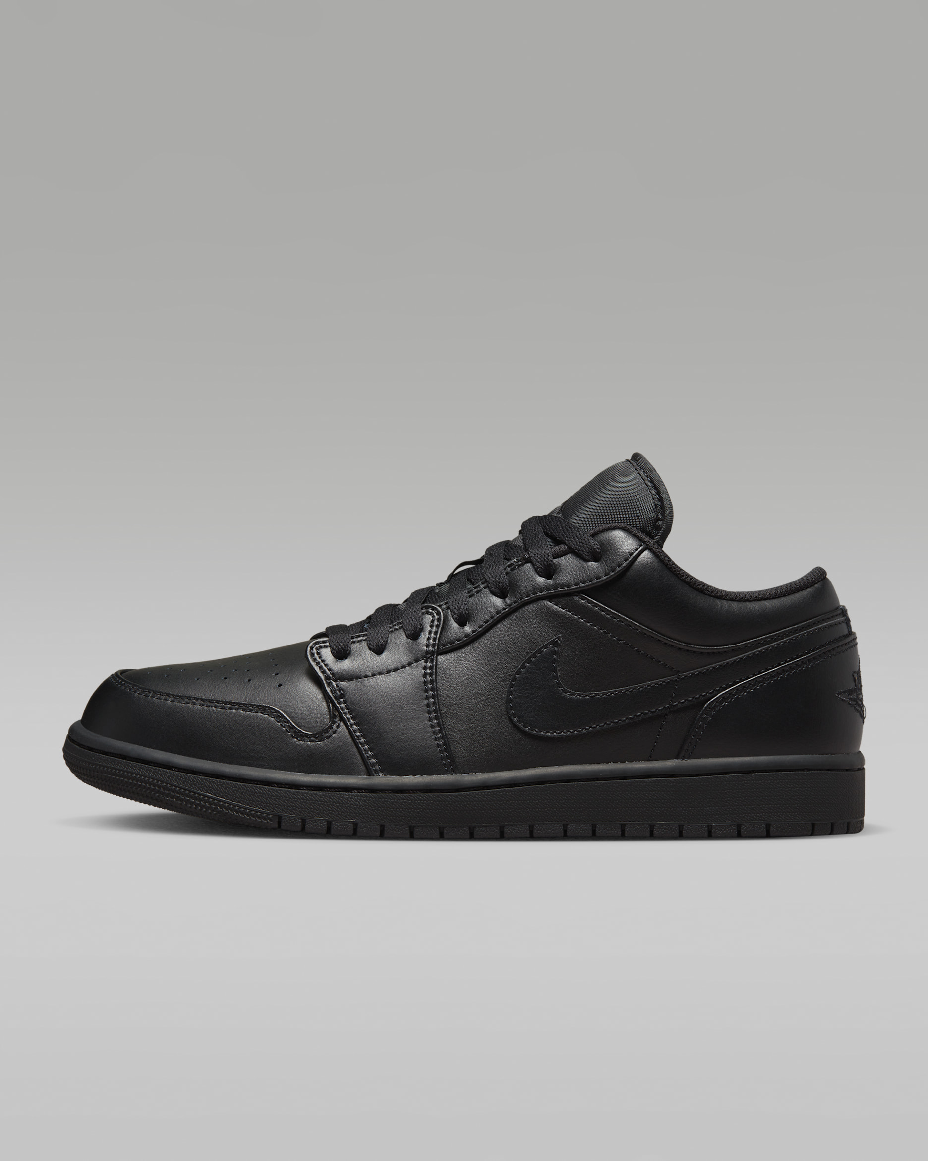 Air Jordan 1 Low Herrenschuh - Schwarz/Schwarz/Schwarz