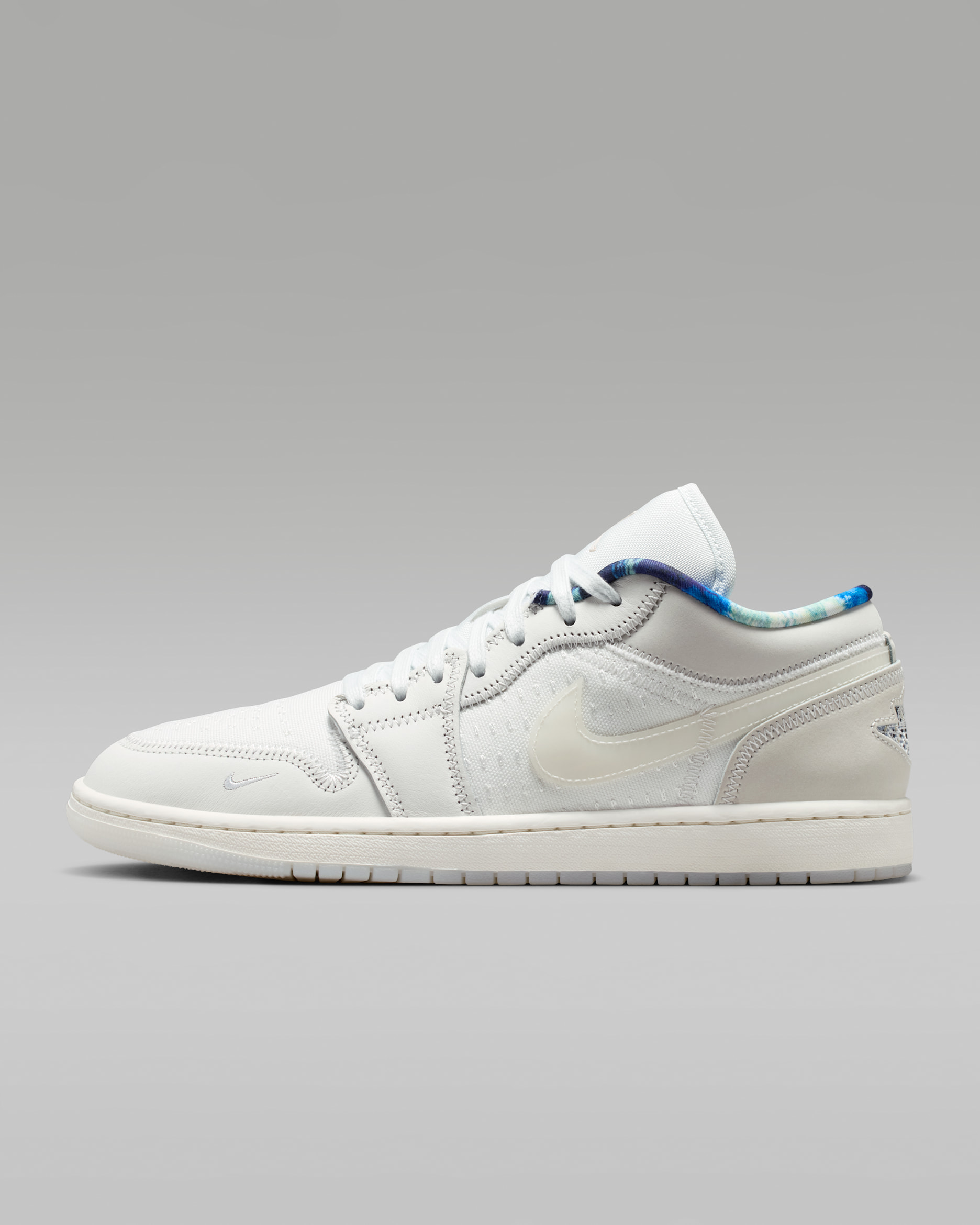 에어 조던 1 로우 SE 남성 신발 - 서밋 화이트/멀티컬러/오프 화이트/세일