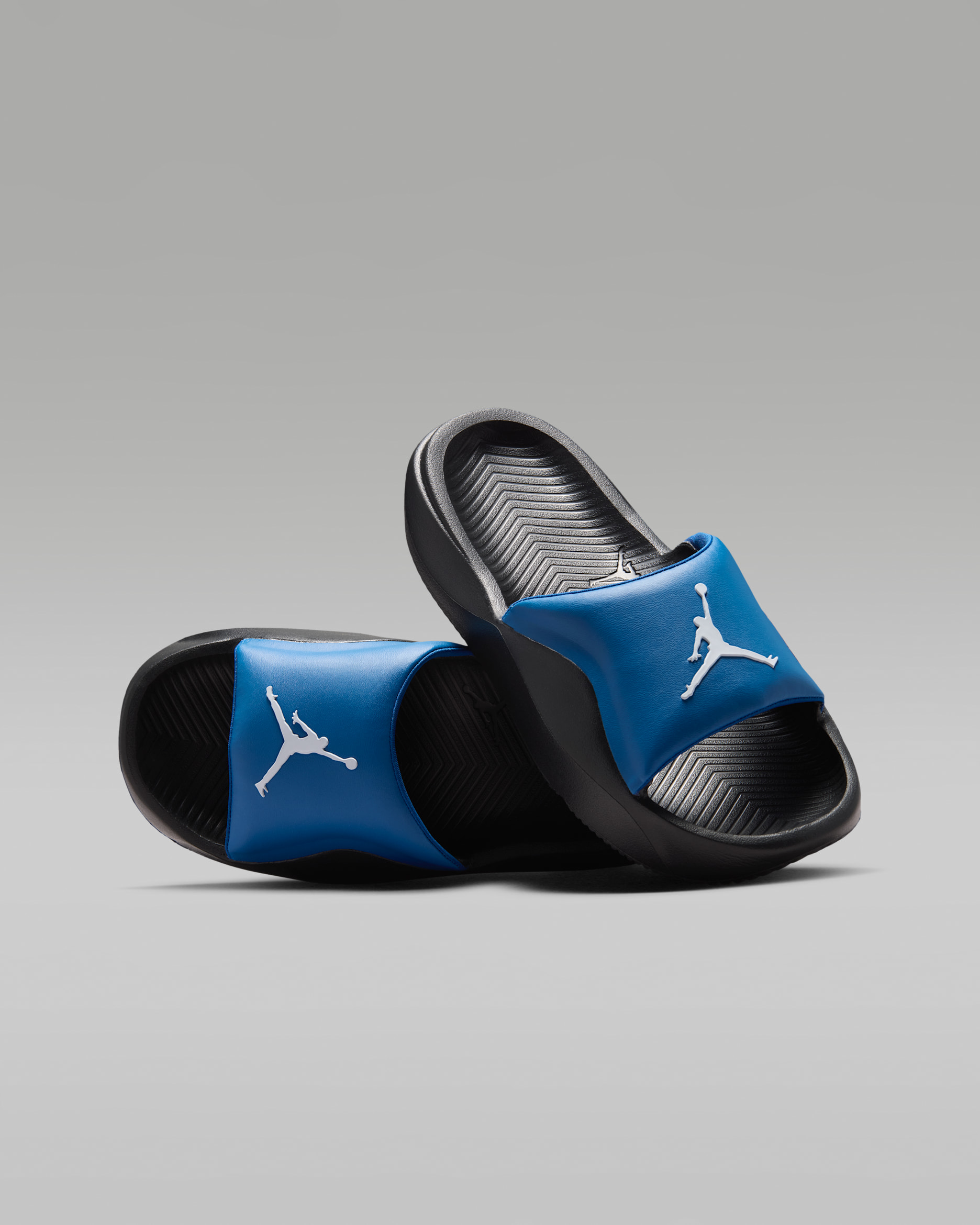 Chinelos Jordan Franchise Júnior - Azul True/Preto/Branco