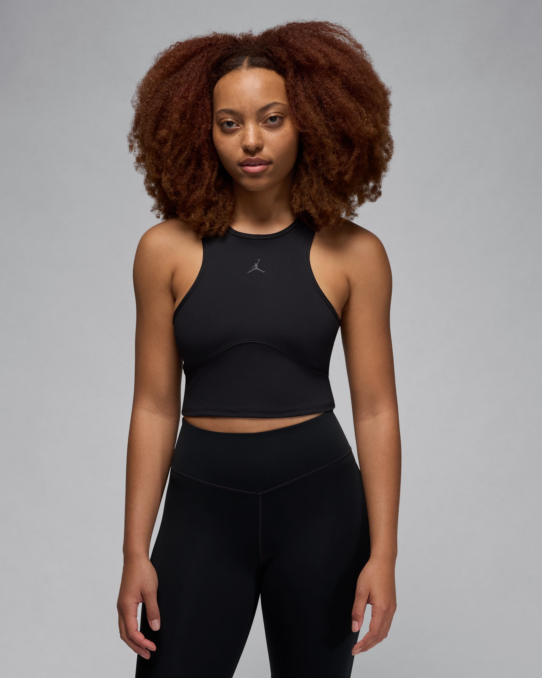 Jordan Sport Women's Bodycon Tank Top - Black/Off-Noir