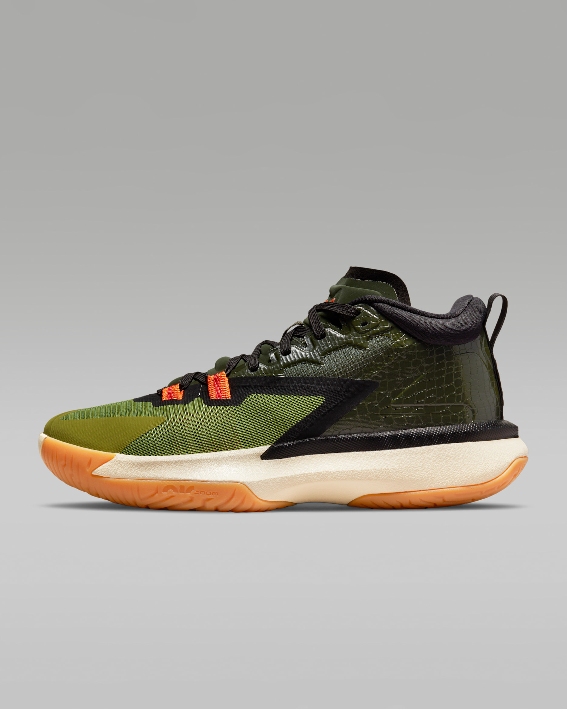 Calzado de básquetbol Zion 1 - Verde carbón/Espárrago/Playa/Negro