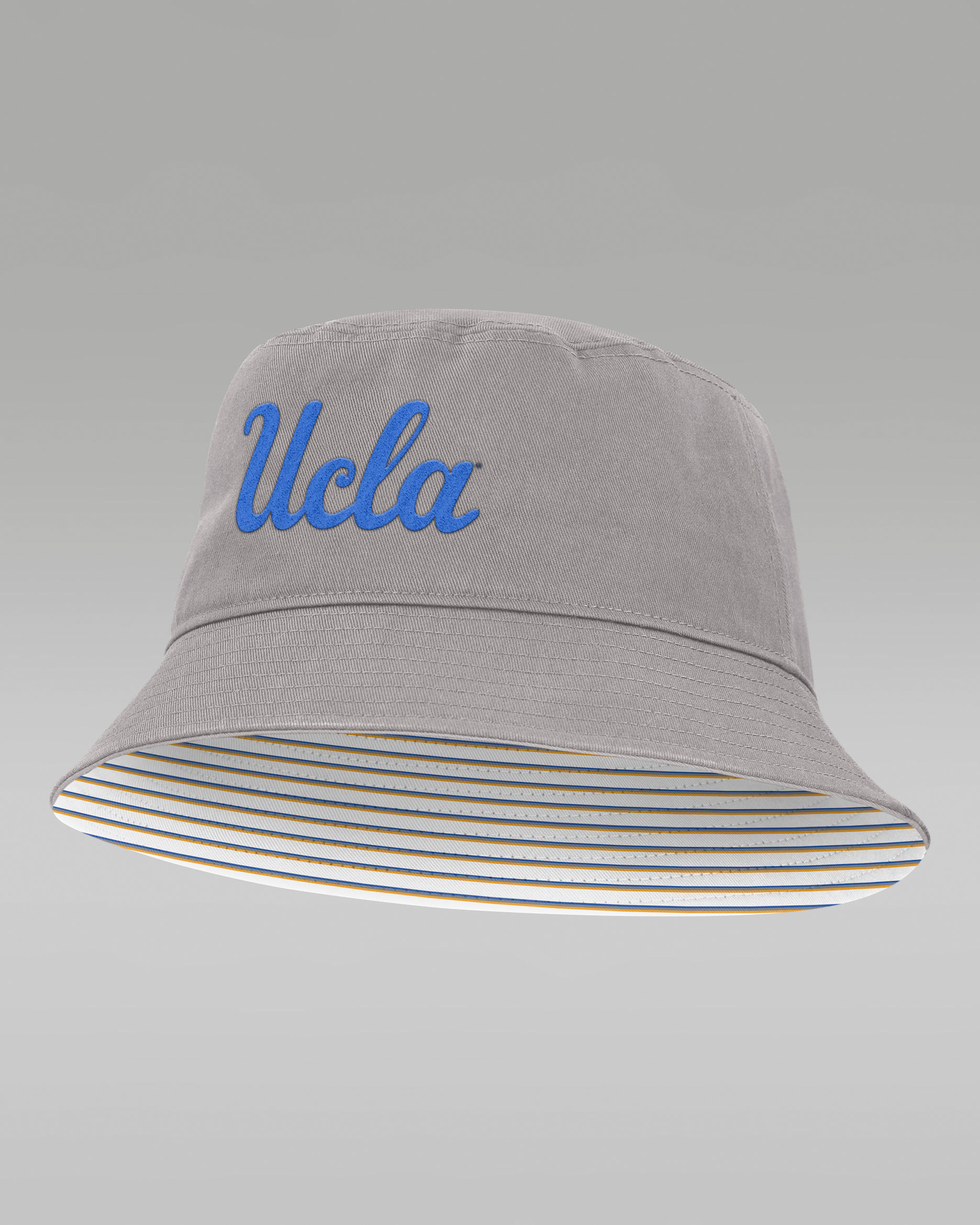 UCLA Primetime Apex Men's Jordan Brand College Bucket Hat - Grey