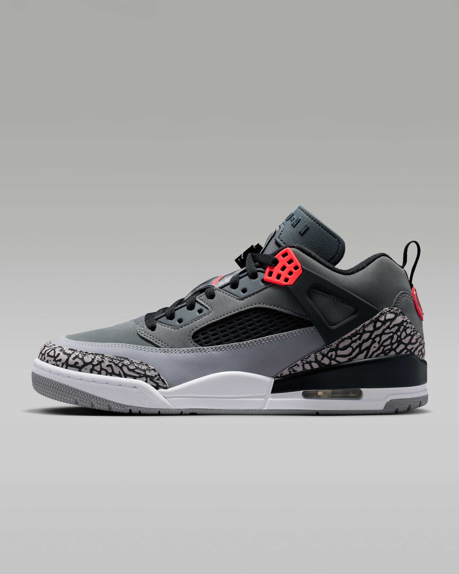 Jordan Spizike Low herresko - Dark Grey/Svart/Cement Grey/Infrared