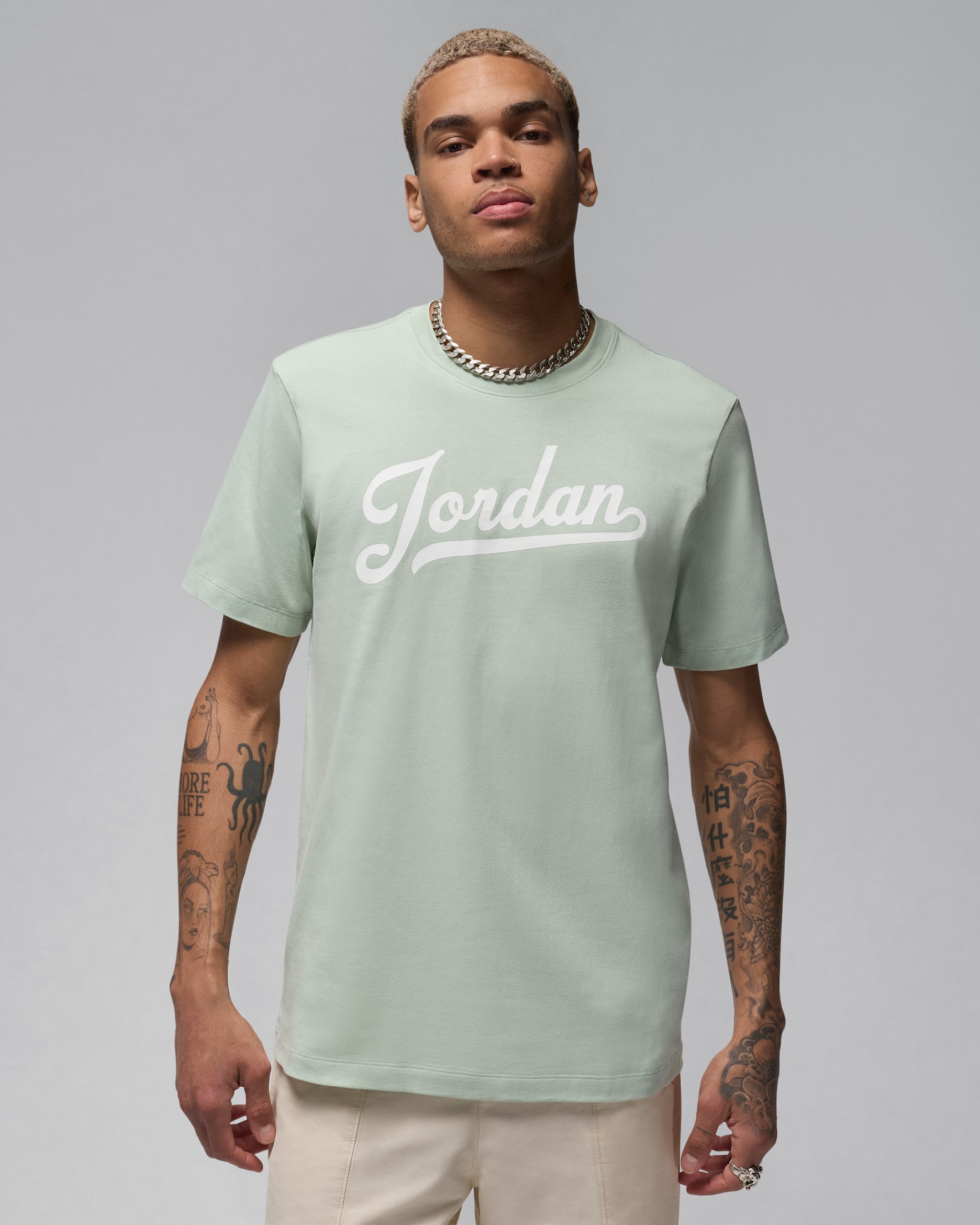 Jordan Flight MVP Men's T-Shirt - Seafoam/White/White