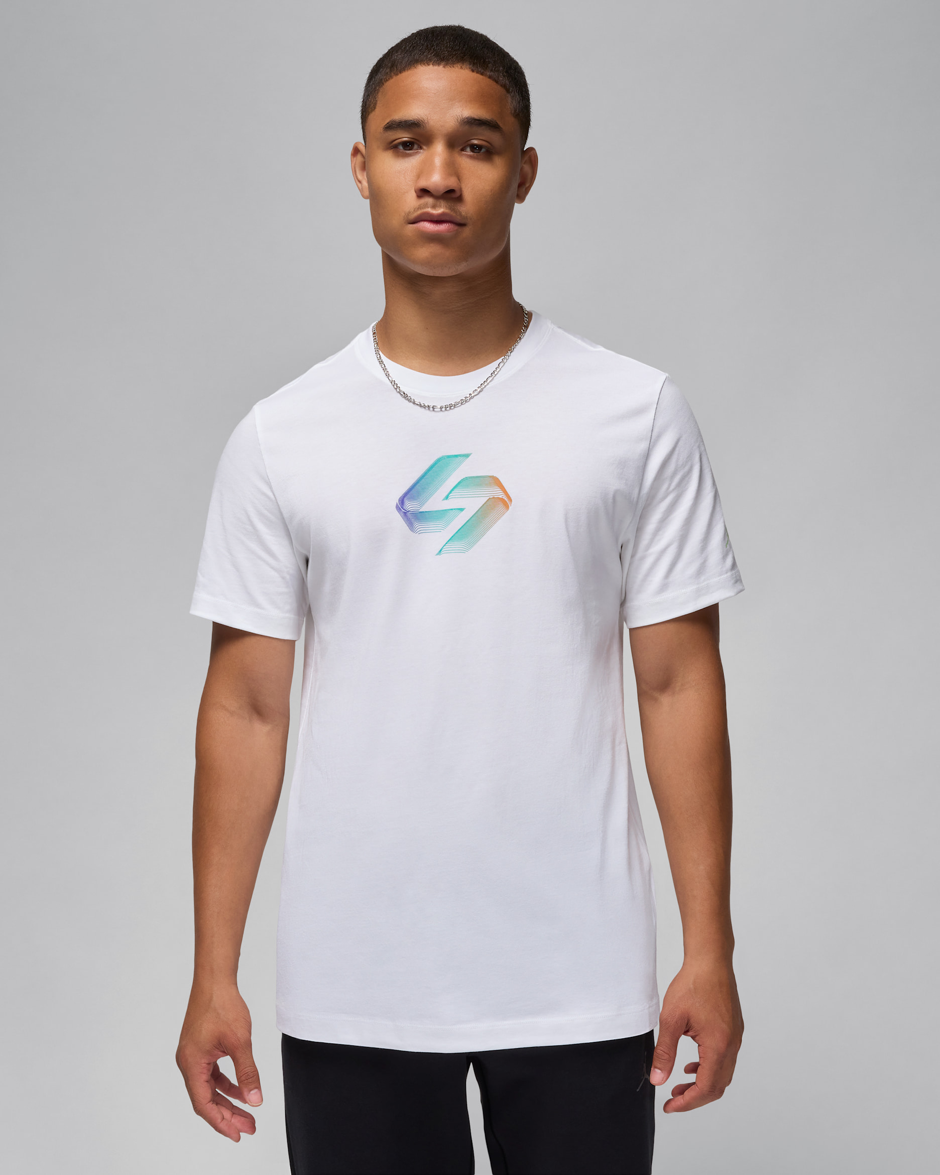 루카 남성 티셔츠 - 화이트