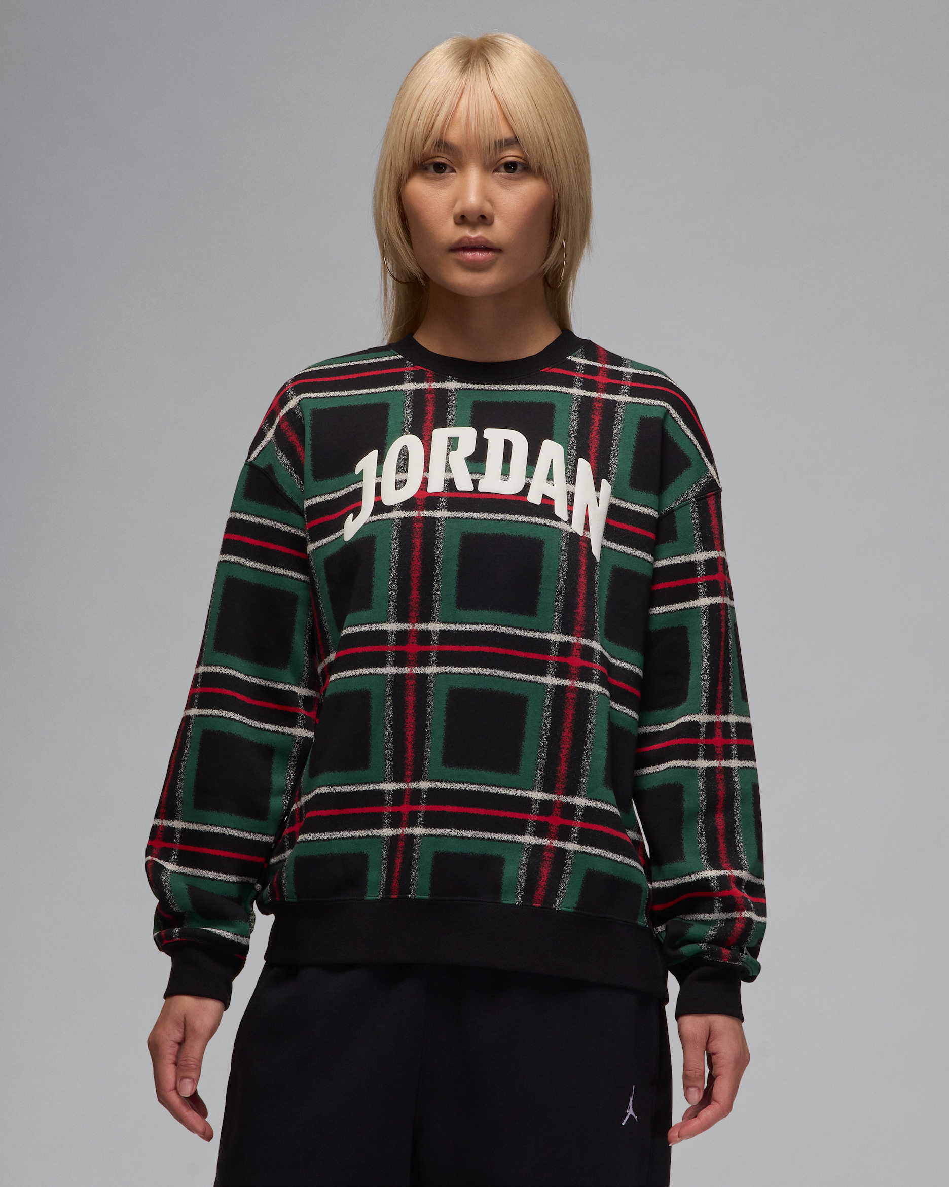 Jordan Brooklyn Fleece Women's Graphic Crew-Neck Sweatshirt - Gorge Green/Sail