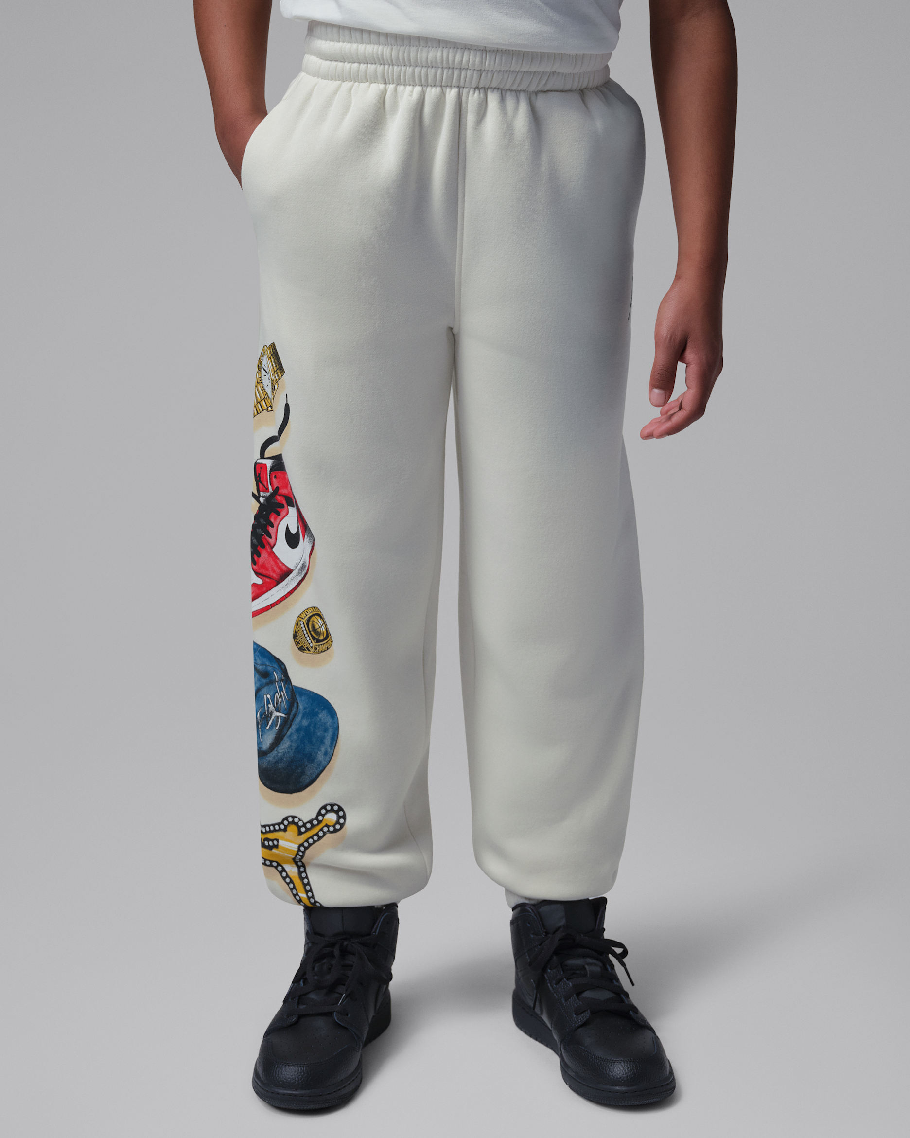 Jordan Big Kids' Mike's Flight Kit Pants - Sail