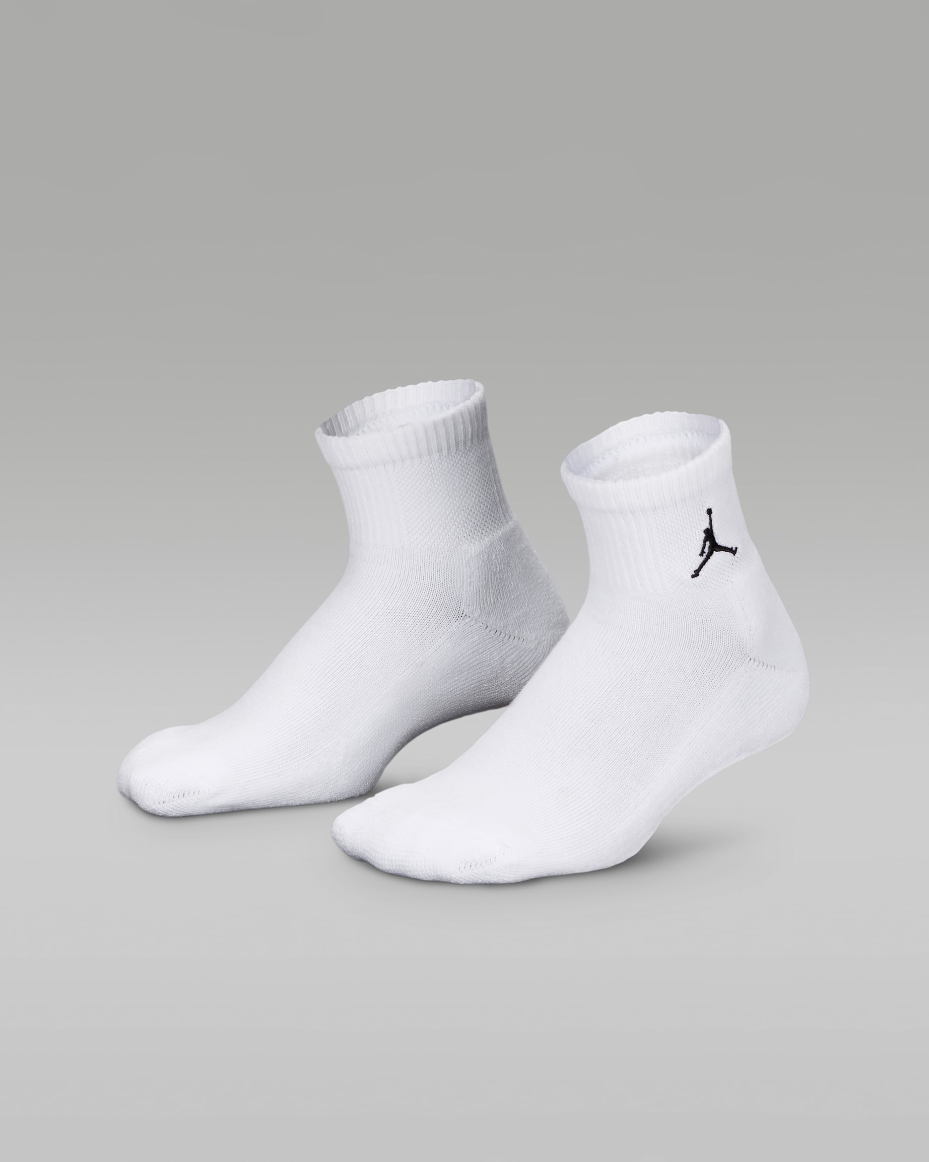 Calcetines al tobillo para niños talla grande (6 pares) Jordan Everyday Essentials - Blanco
